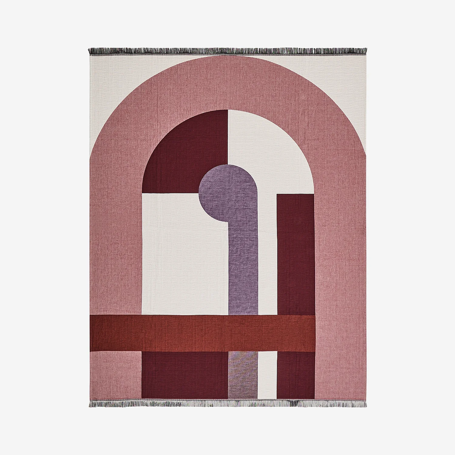 Coperta di cotone - 130 x 170 cm - Bordeaux - Design by Floriane Jacques - 3