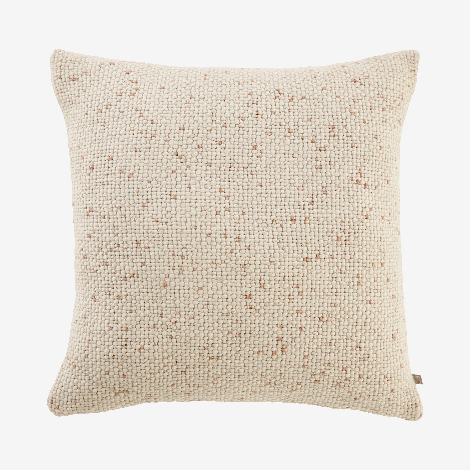Coussin en laine texturée - 50 x 50 cm - Écru - 2