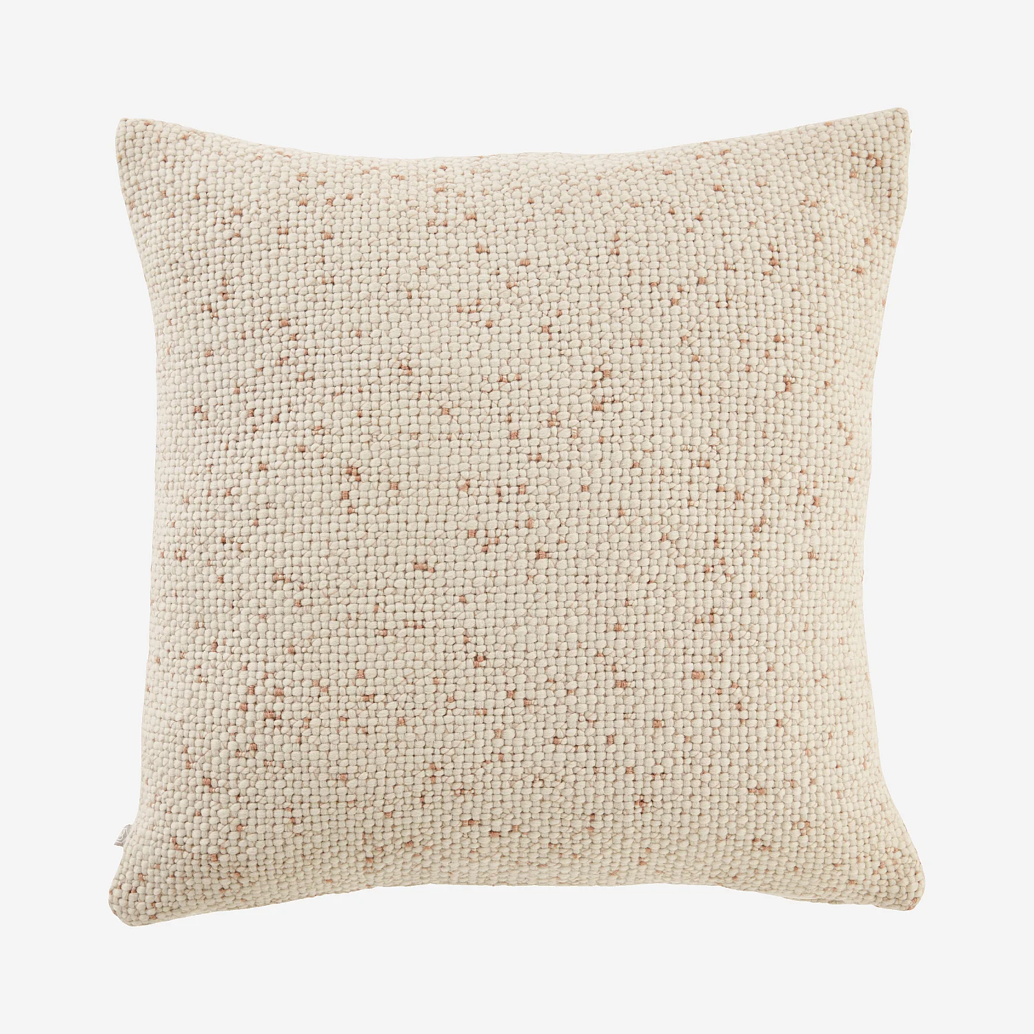 Coussin en laine texturée - 50 x 50 cm - Écru - 9