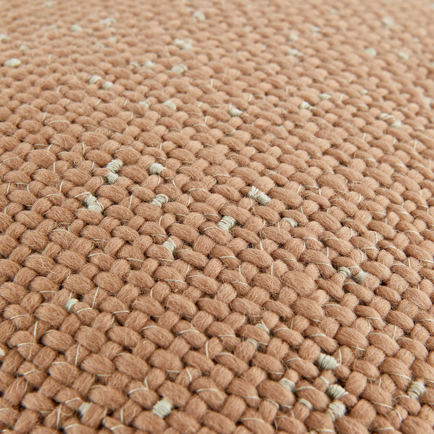 Coussin en laine texturée - 50 x 50 cm - Camel - 4