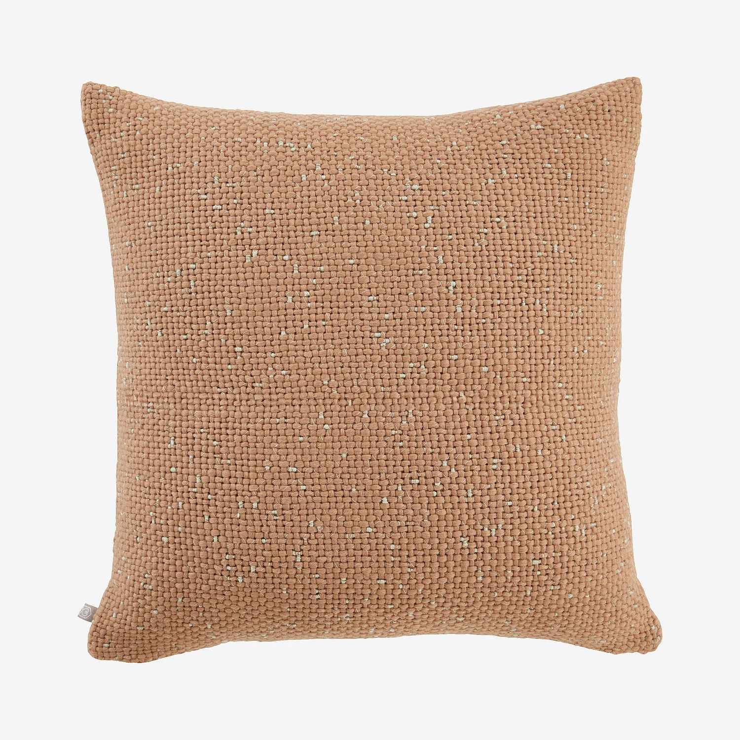 Coussin en laine texturée - 50 x 50 cm - Camel - 8