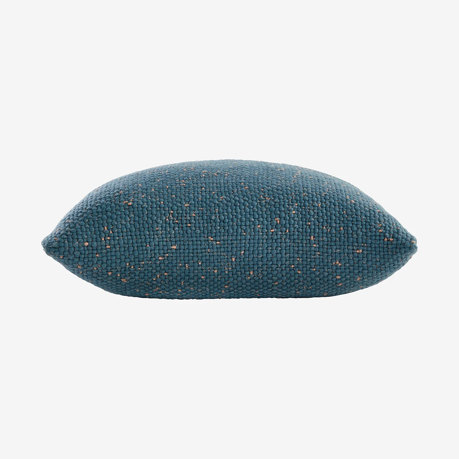 Coussin en laine texturée - 50 x 50 cm - Bleu canard - 9