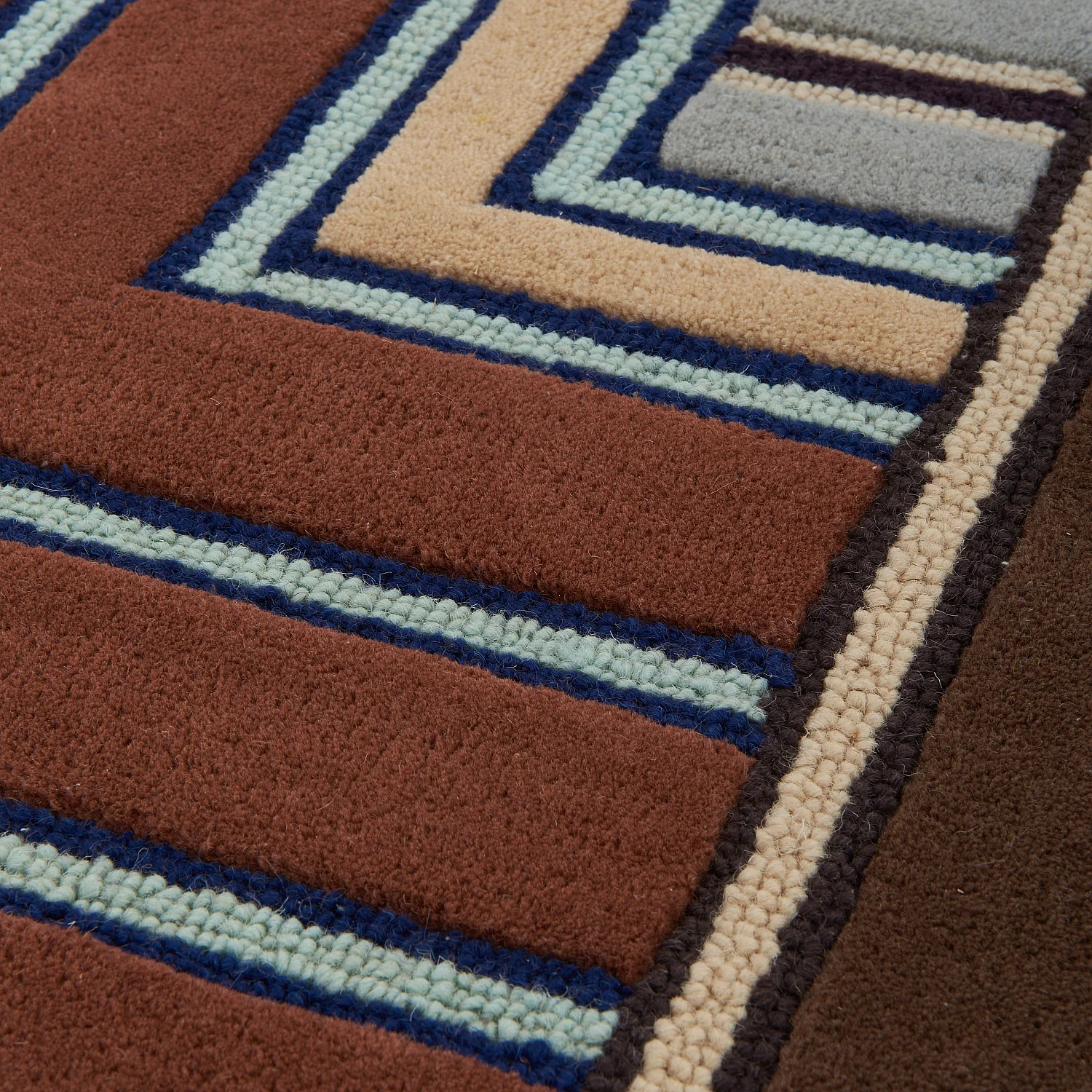 Tappeto in lana - 165 x 240 cm - Marrone - Design by Constance Frapolli - 5