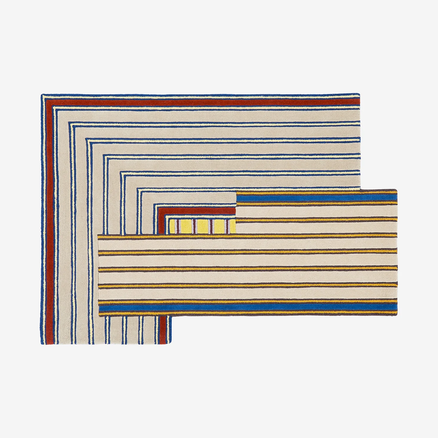 Alfombra de lana - 130 x 190 cm - Beige - Design by Constance Frapolli - 2