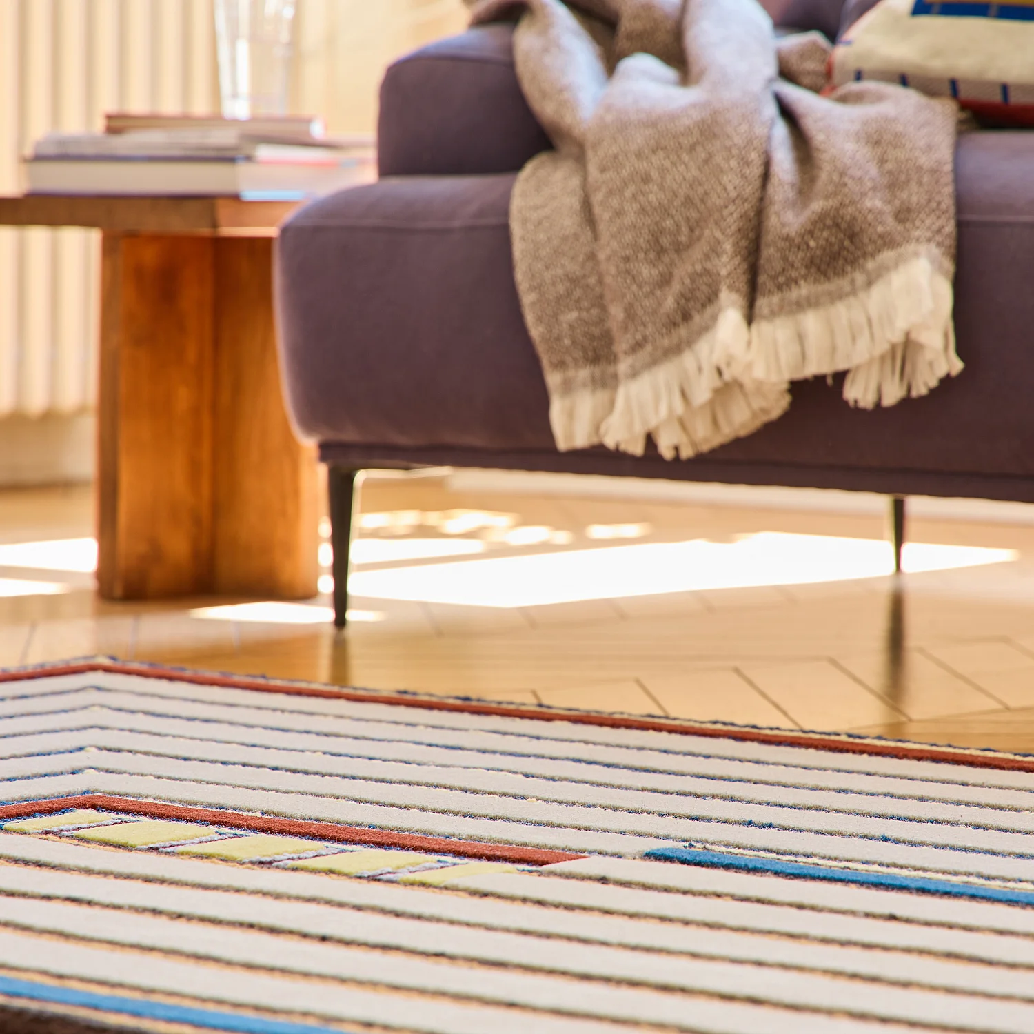 Alfombra de lana - 130 x 190 cm - Beige - Design by Constance Frapolli - 3