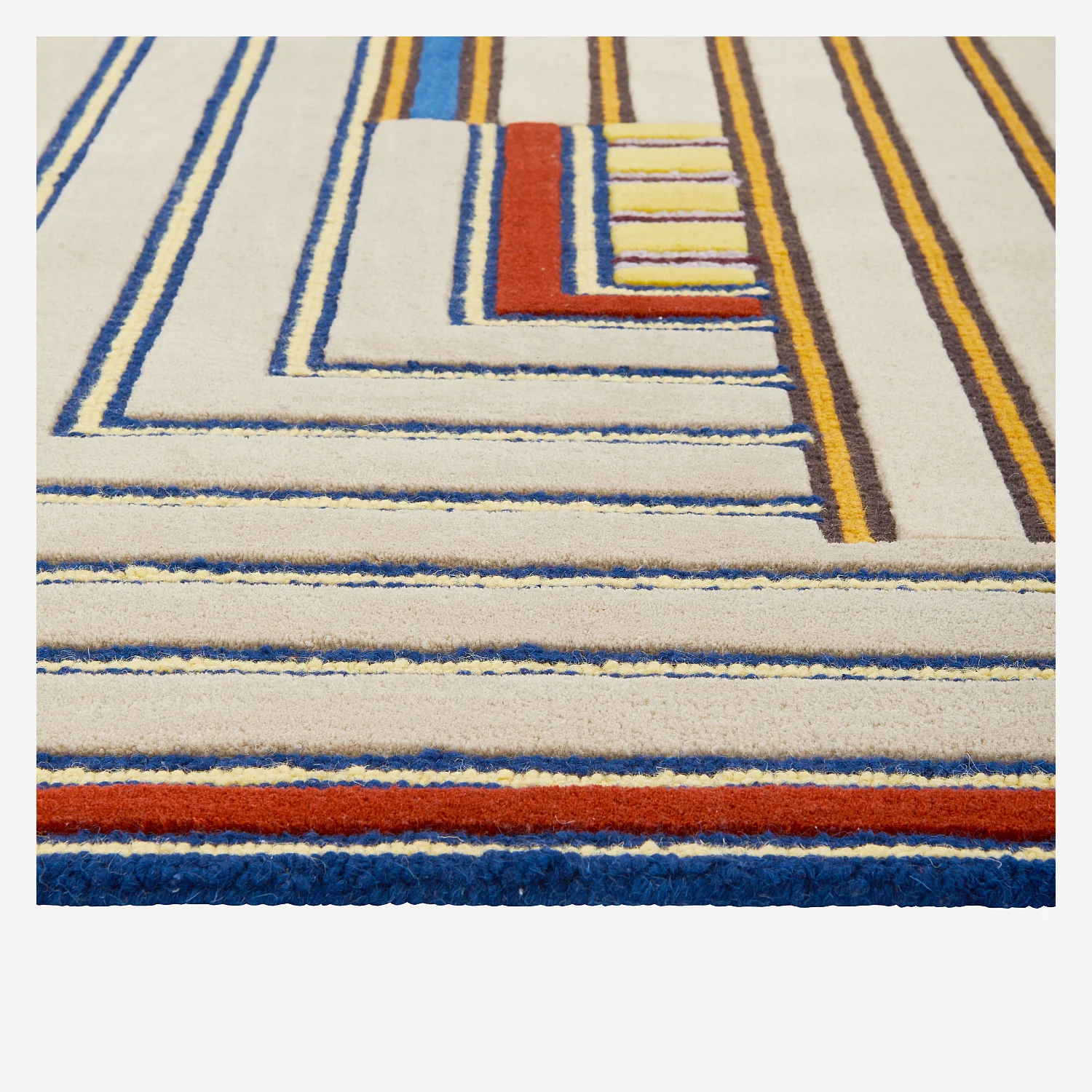 Alfombra de lana - 130 x 190 cm - Beige - Design by Constance Frapolli - 5