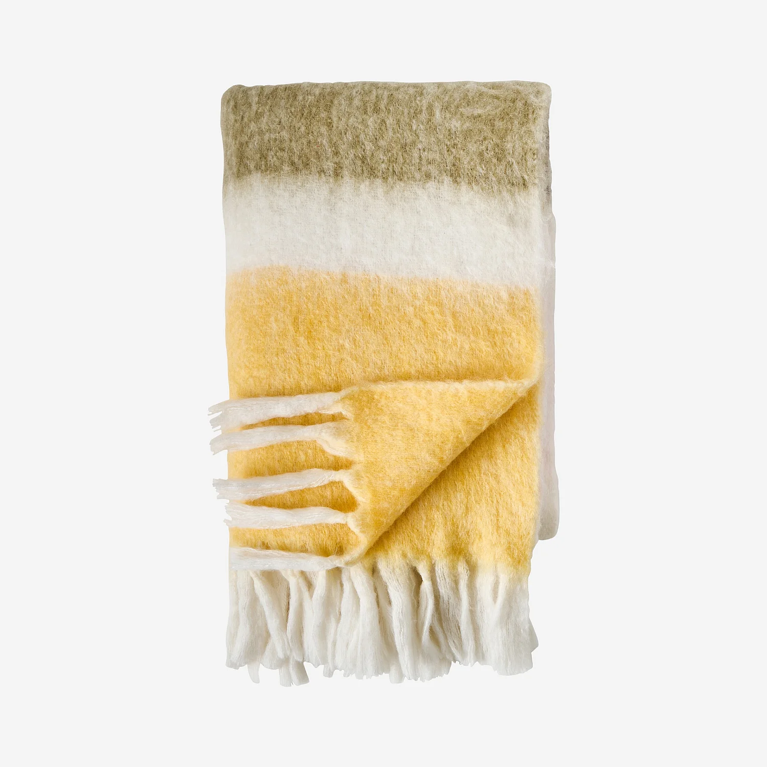 Manta de lana - 130 x 170 cm - Rosa y marrón - Design by Floriane Jacques - 2