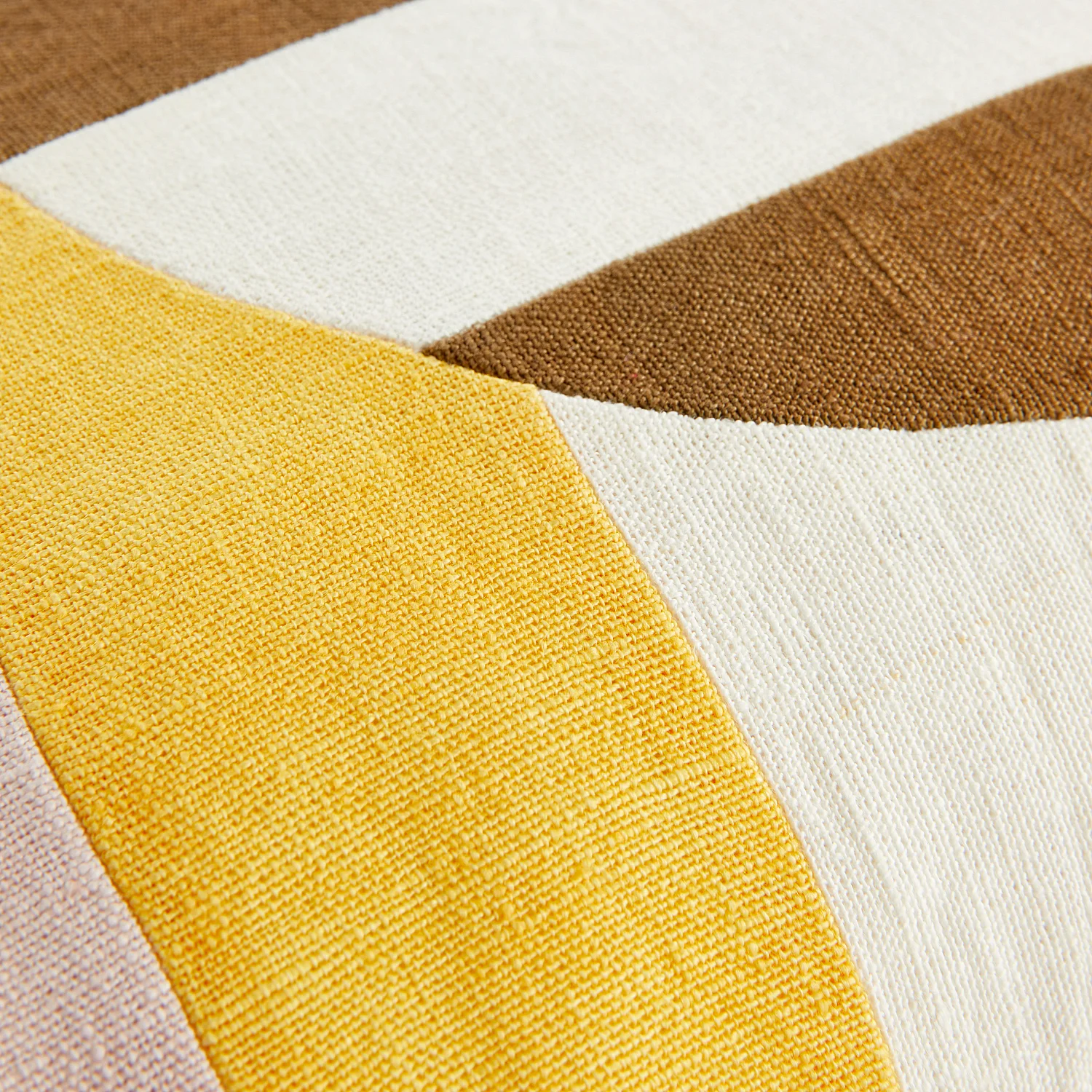 Cojín de lino - 30 x 60 cm - Rosa y marrón - Design by Floriane Jacques - 6