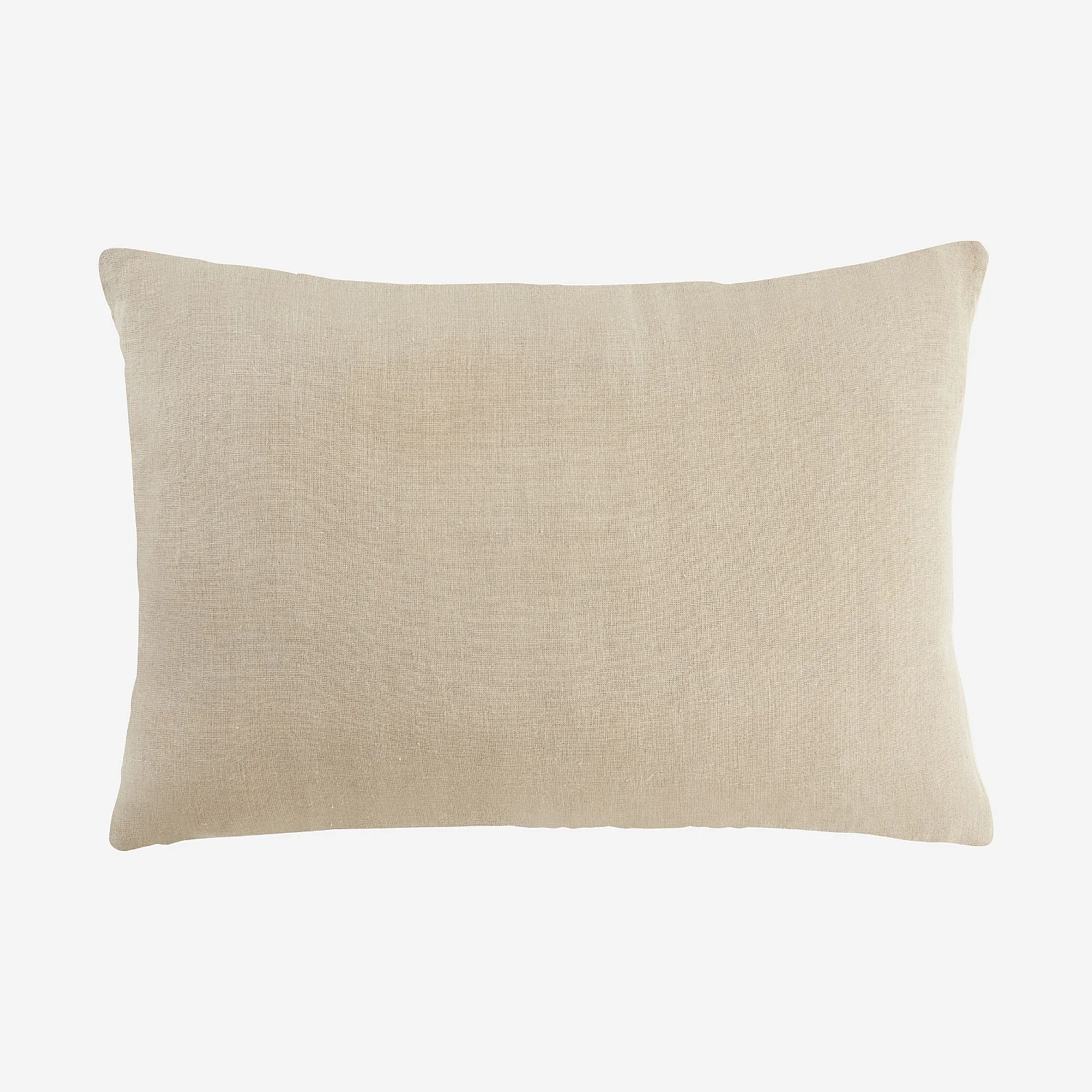 Coussin en lin - 30 x 60 cm - Rose et marron - Design by Floriane Jacques - 5