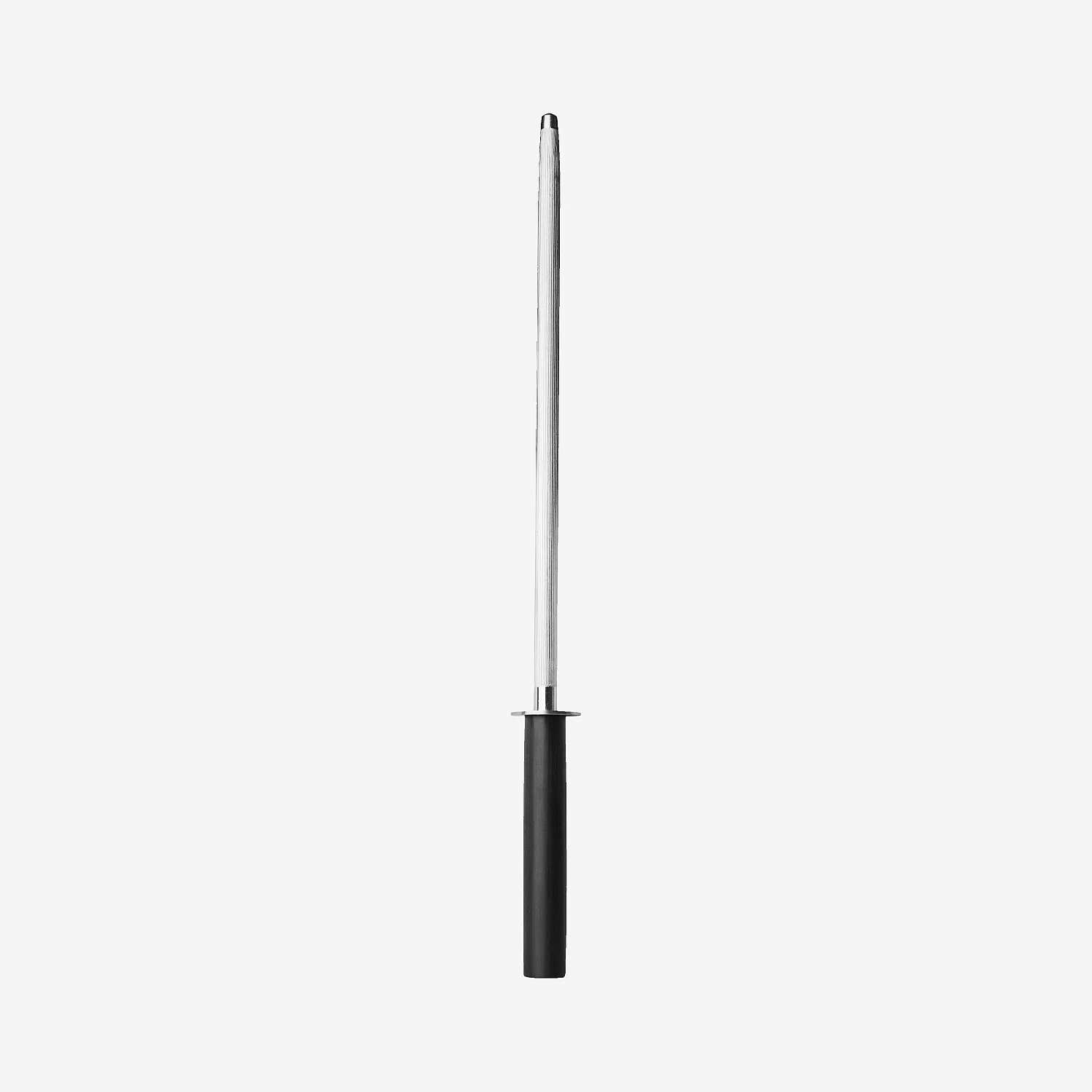 Fusil à aiguiser en acier inoxydable et bois de pakka - 30 cm - Noir - 4