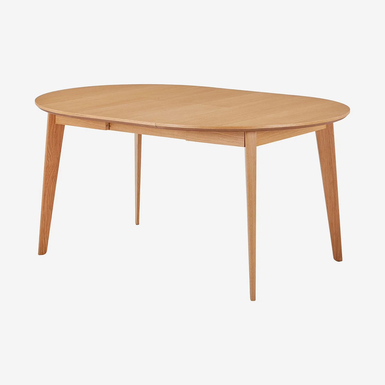 Runder Esstisch aus Eiche - Ausziehbar - Natur - 7