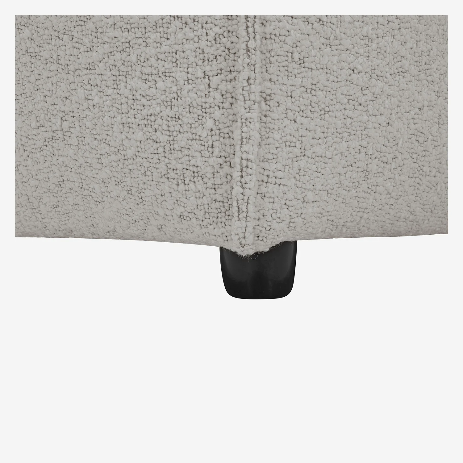 Divano 2 posti in tessuto bouclé - Beige melange - 5