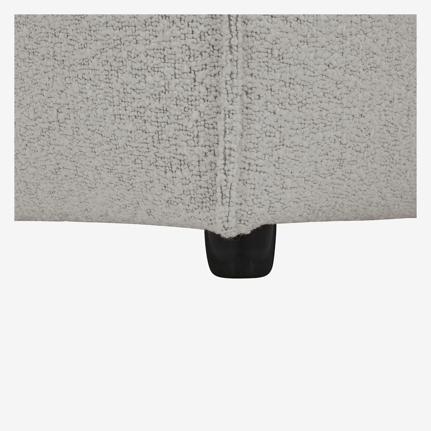 Canapé 3 places en tissu bouclette - Beige mélangé - 5