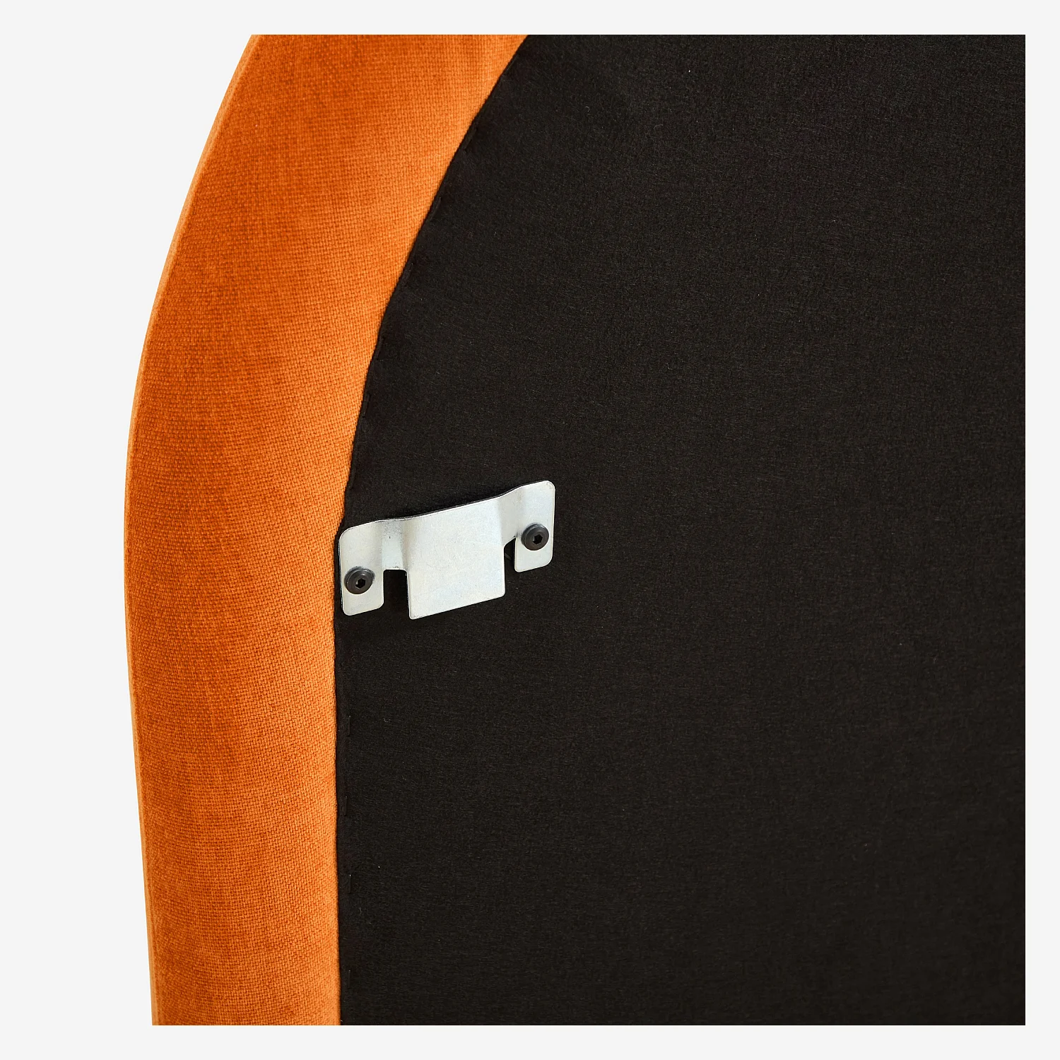 Tête de lit en tissu chenille 206 x 108 cm - Orange - Design by Céline Mognon Fichet - 4