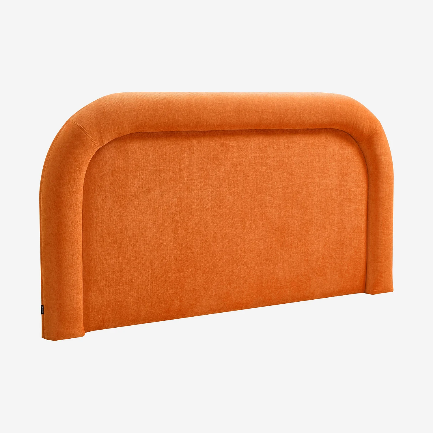 Tête de lit en tissu chenille 206 x 108 cm - Orange - Design by Céline Mognon Fichet - 1