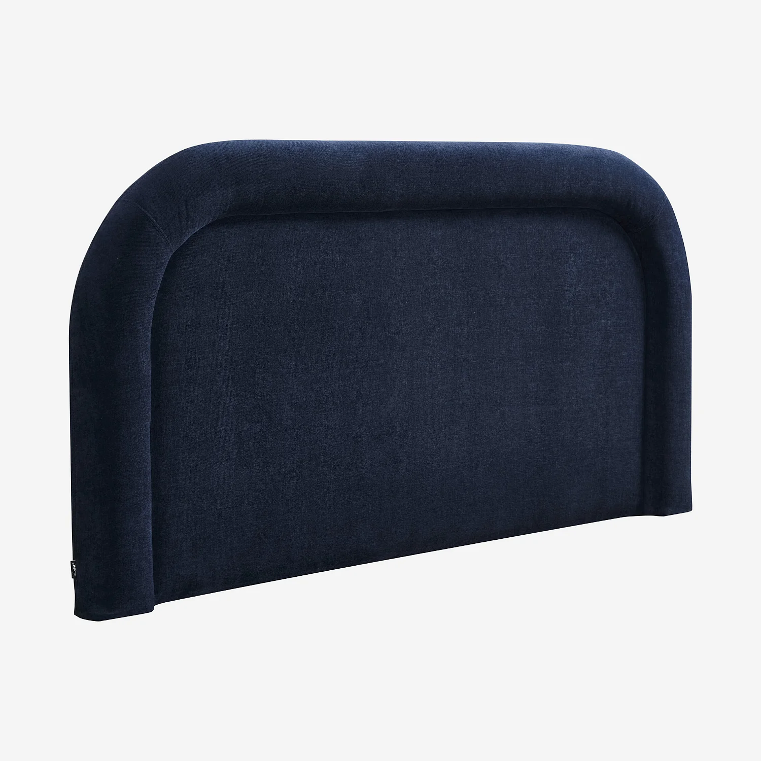 Tête de lit en tissu chenille 206 x 108 cm - Bleu nuit - Design by Céline Mognon Fichet - 1