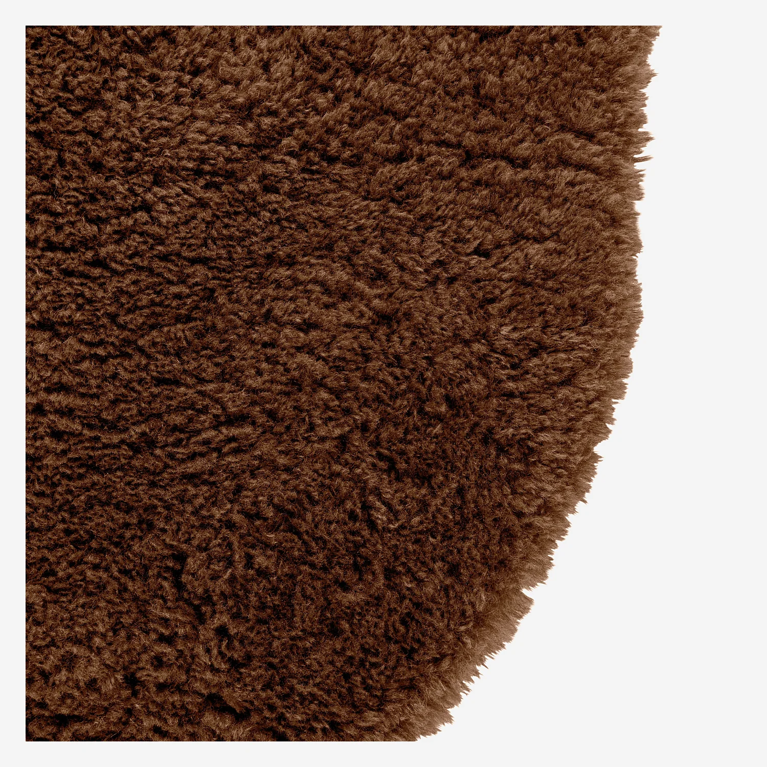 Tapis finition fourrure - 120 x 170 cm - Brun - 6