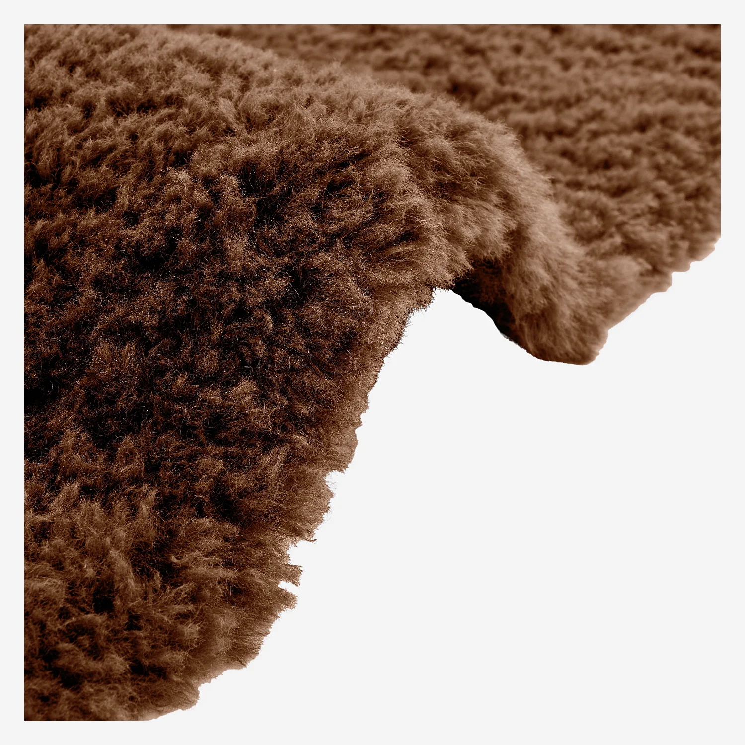 Tappeto effetto pelliccia - 120 x 170 cm - Marrone - 8