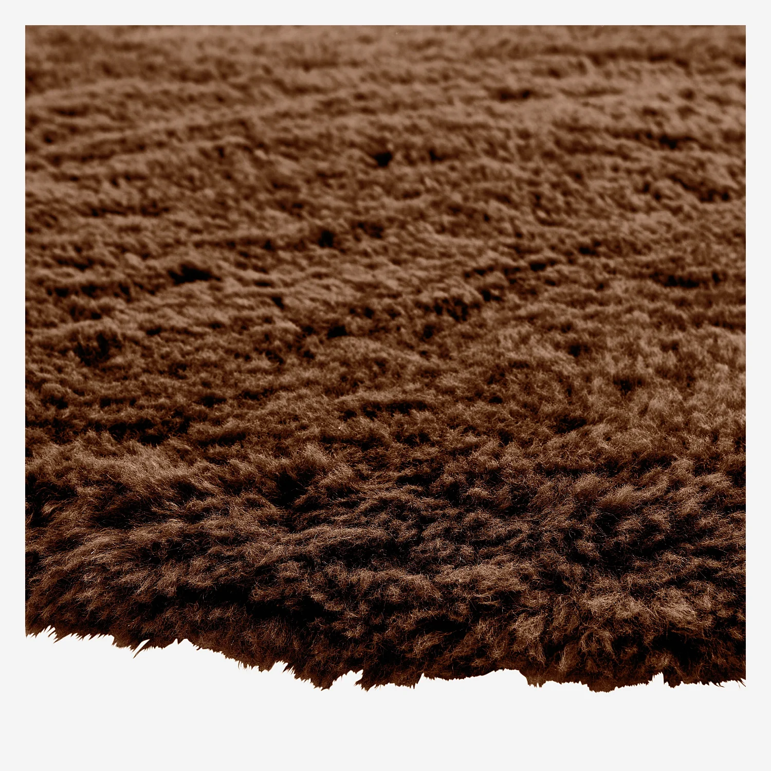 Tappeto effetto pelliccia - 120 x 170 cm - Marrone - 7