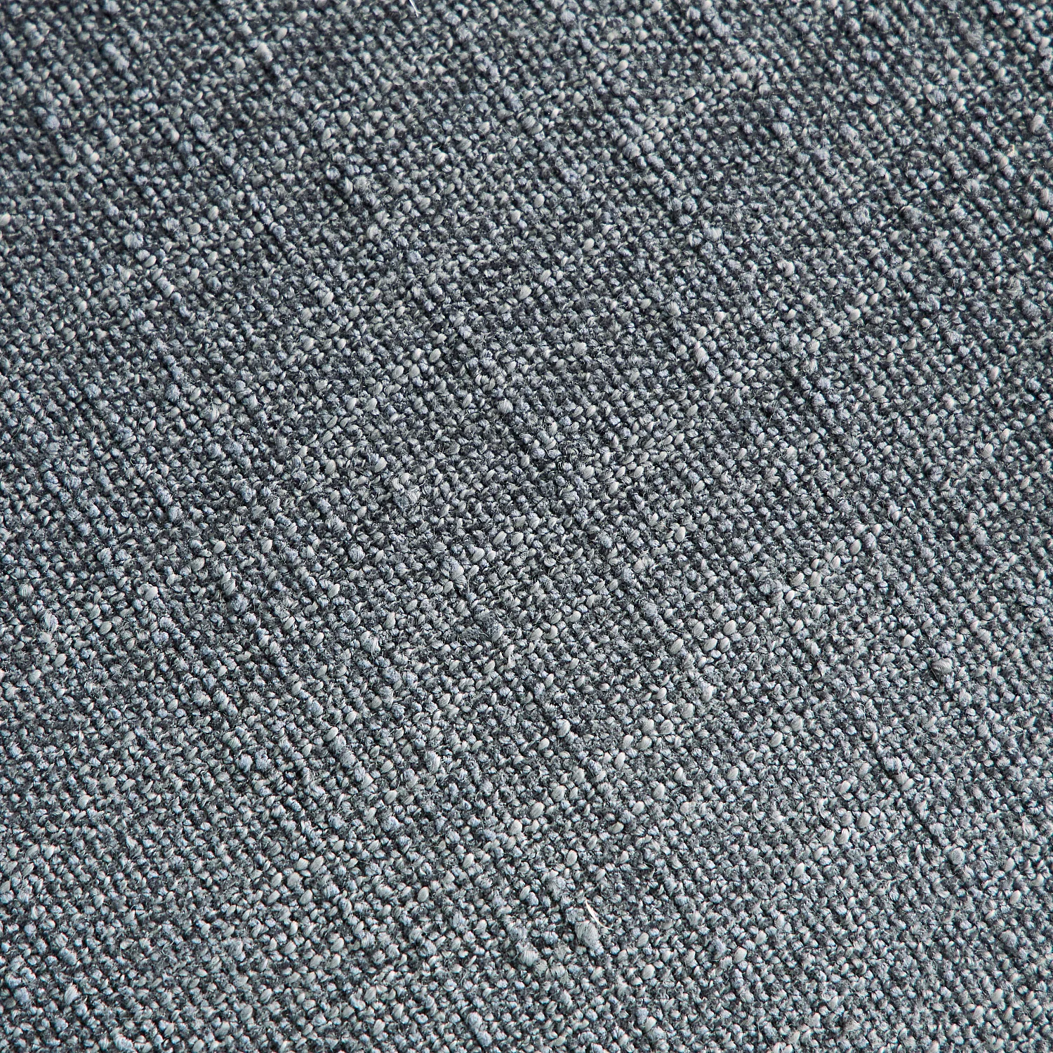 Canapé 3 places en tissu bouclette courte Mira - Bleu denim - 5