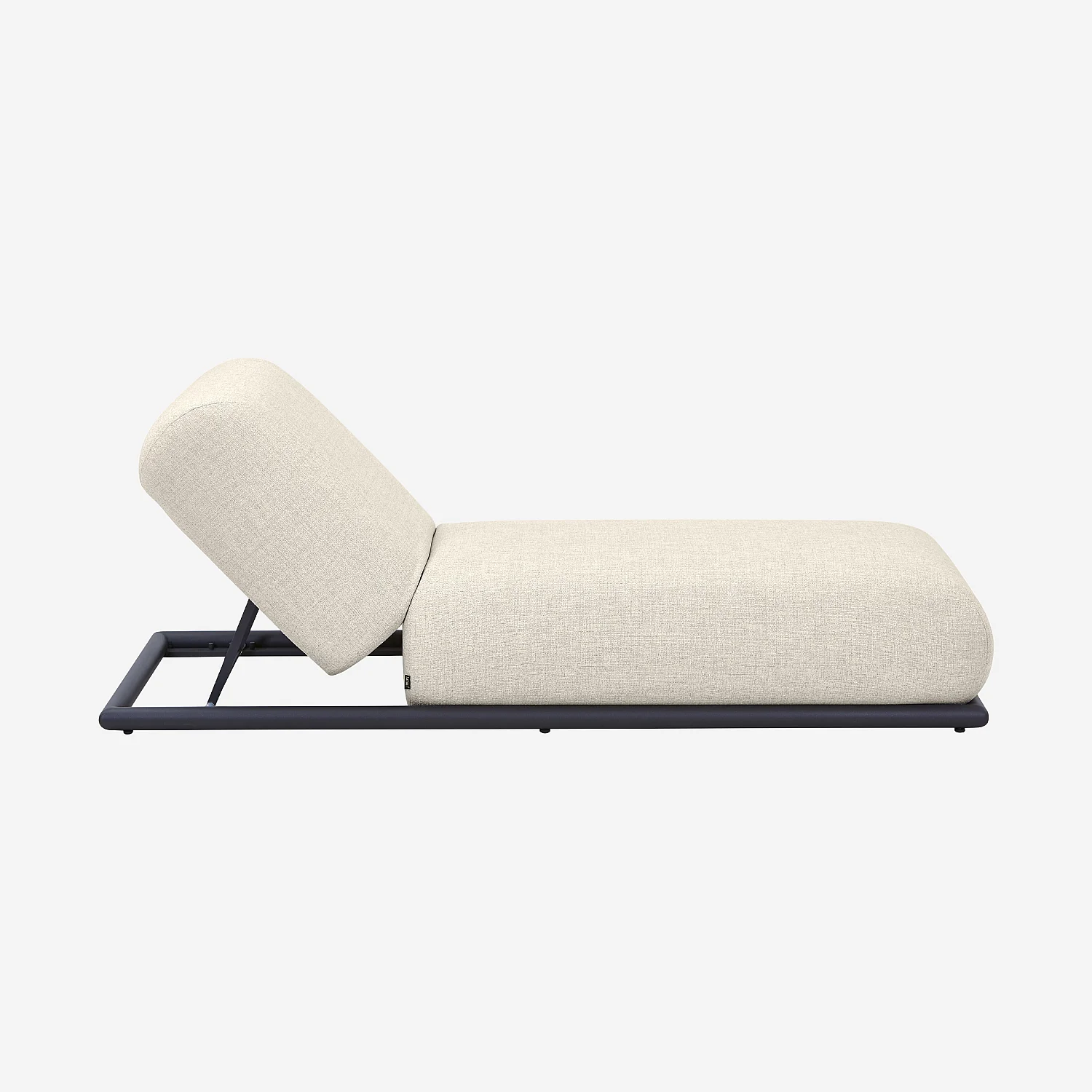 Bain de soleil en tissu imperméable - Crème et anthracite - 3