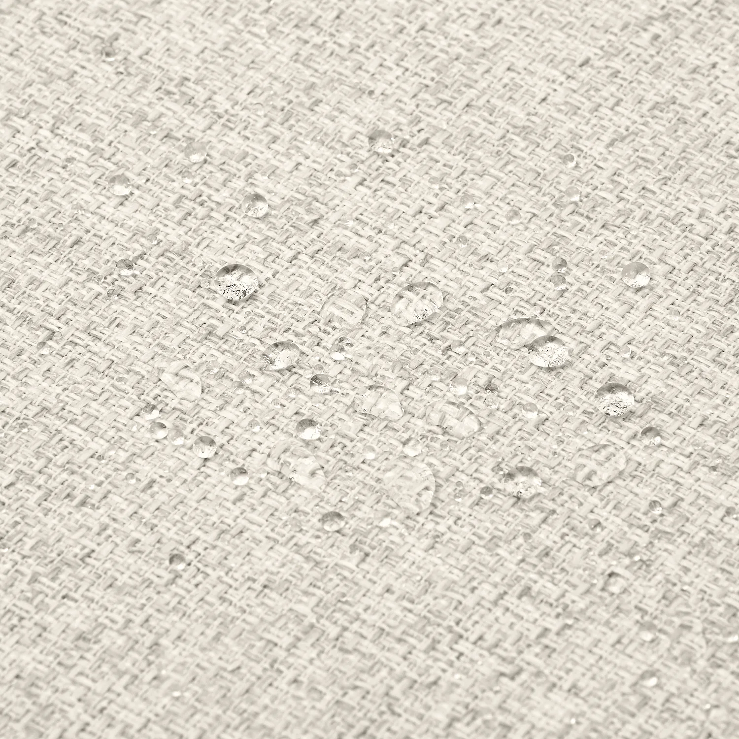 Bain de soleil double en tissu imperméable - Crème et gris clair - 4