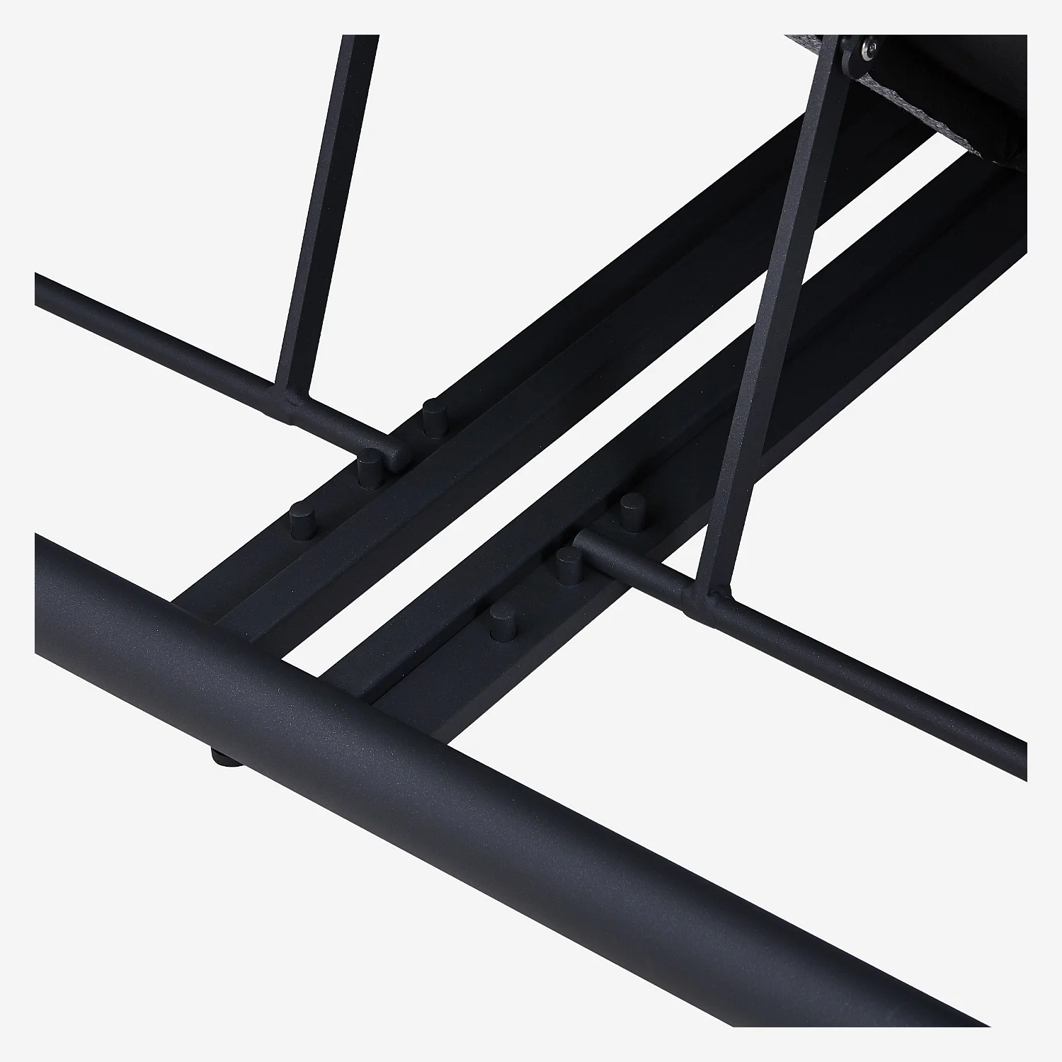 Dubbel ligbed van waterafstotende stof - Granietgrijs en antraciet - 5