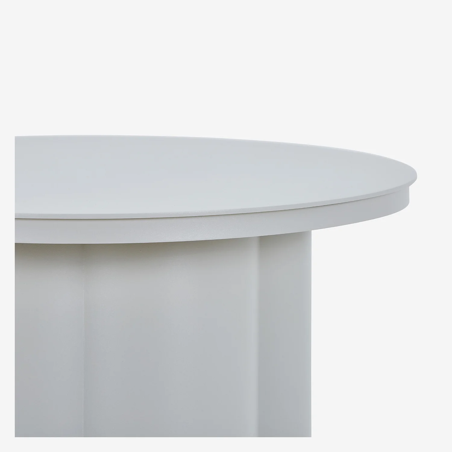 Tuinbijzettafel van aluminium - Zijdegrijs - 3