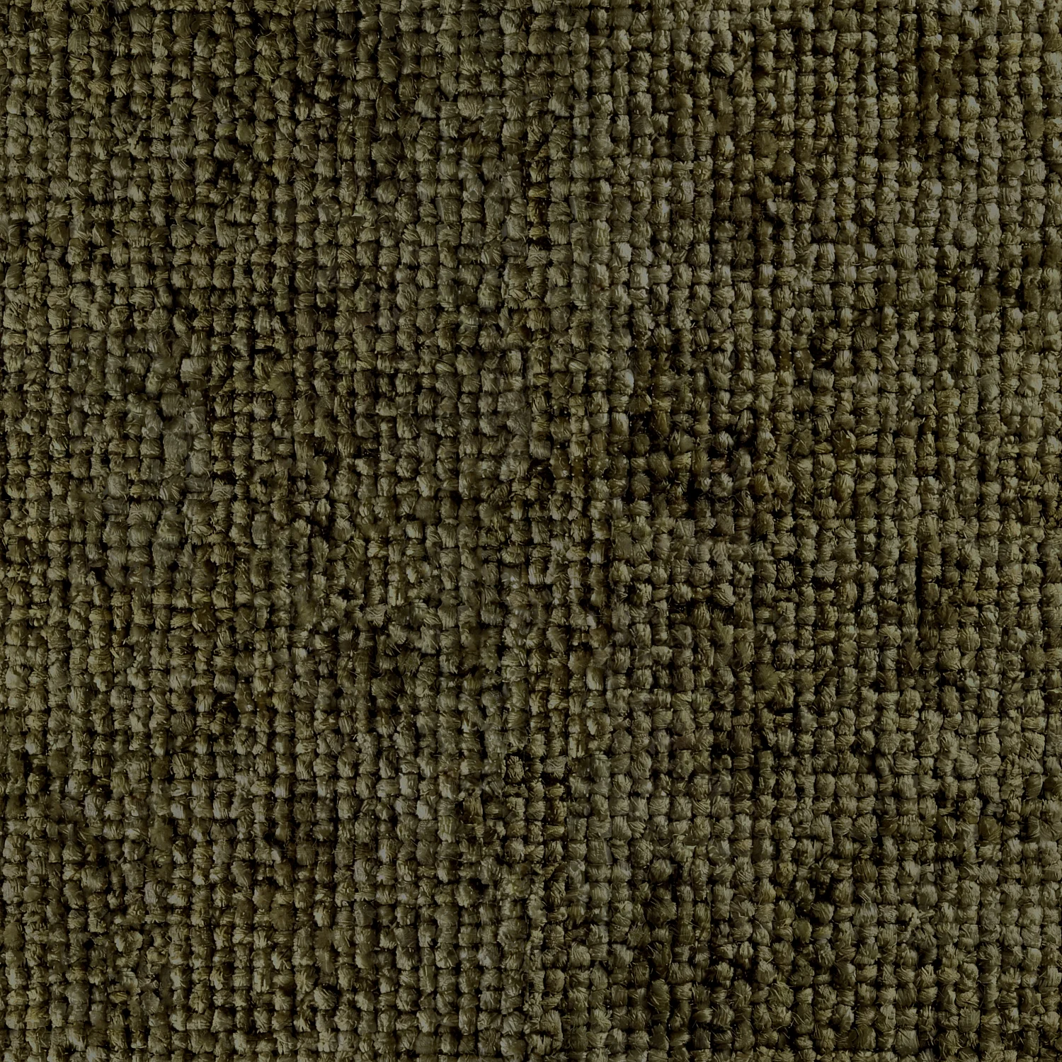 Canapé 3 places en tissu chenille Nino - Vert mousse - 2