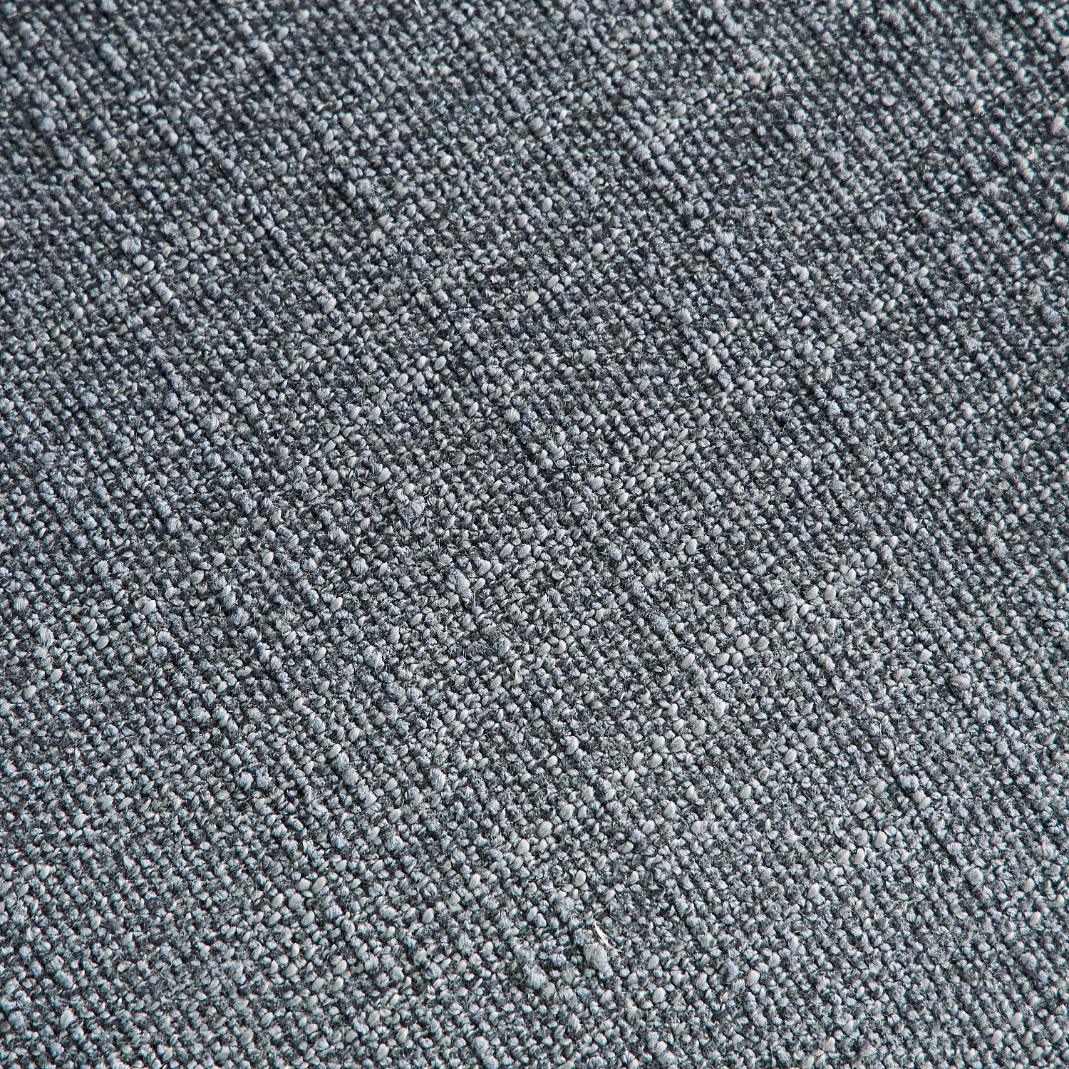 Sillón de tejido bouclé corto Mira - Azul denim - 2