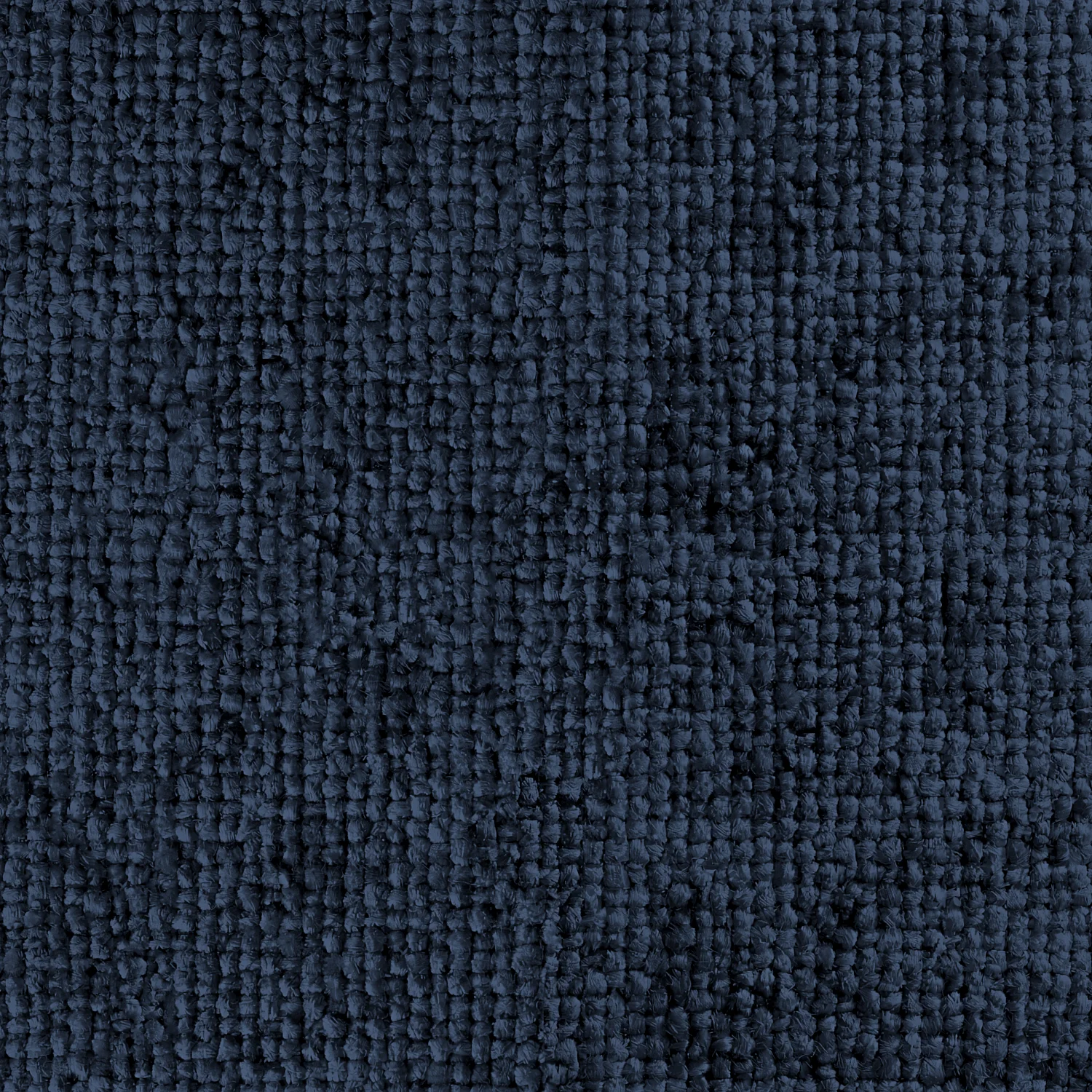 Canapé 4 places en tissu chenille Nino - Bleu marine - 2