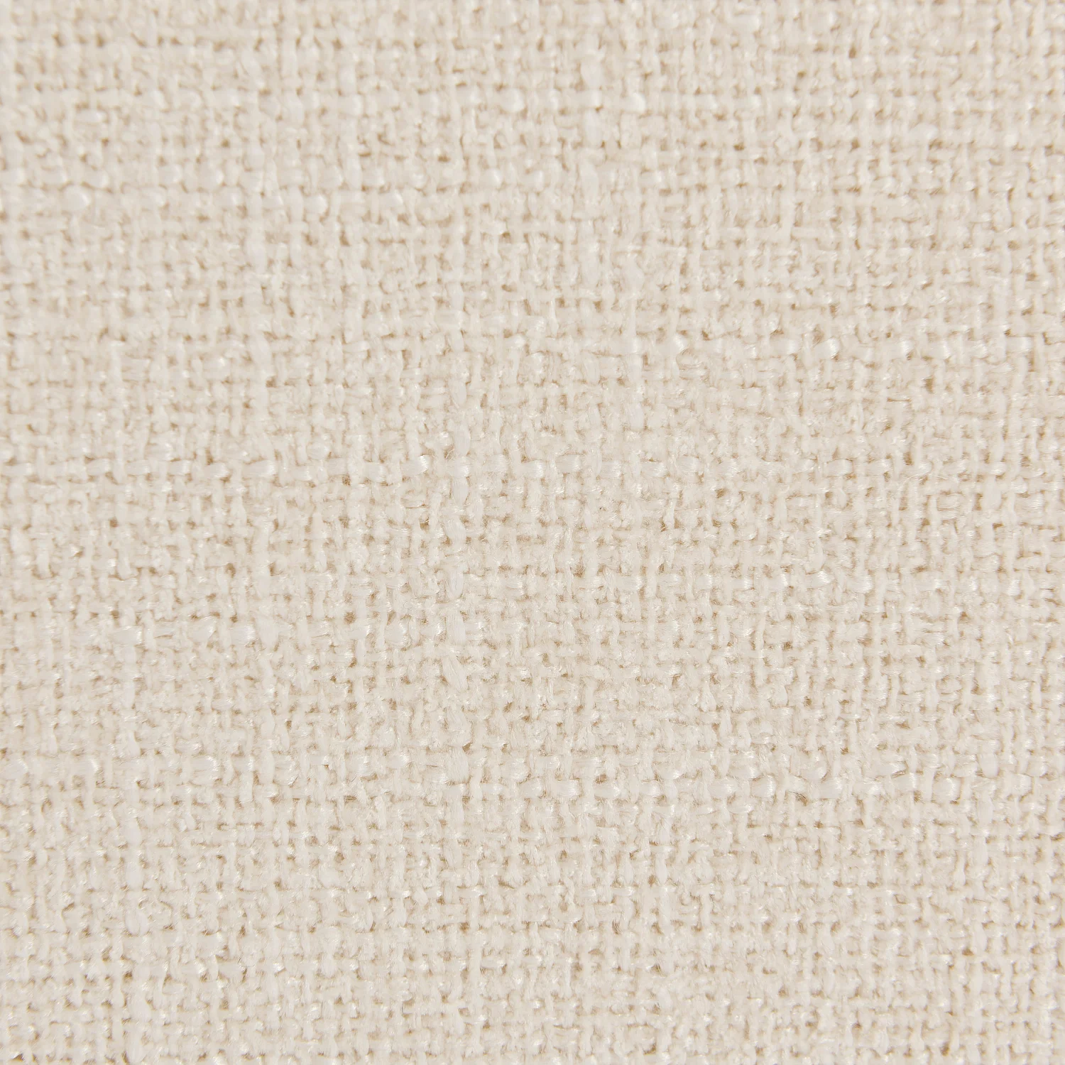 Canapé 3 places en tissu texturé - Crème - 4