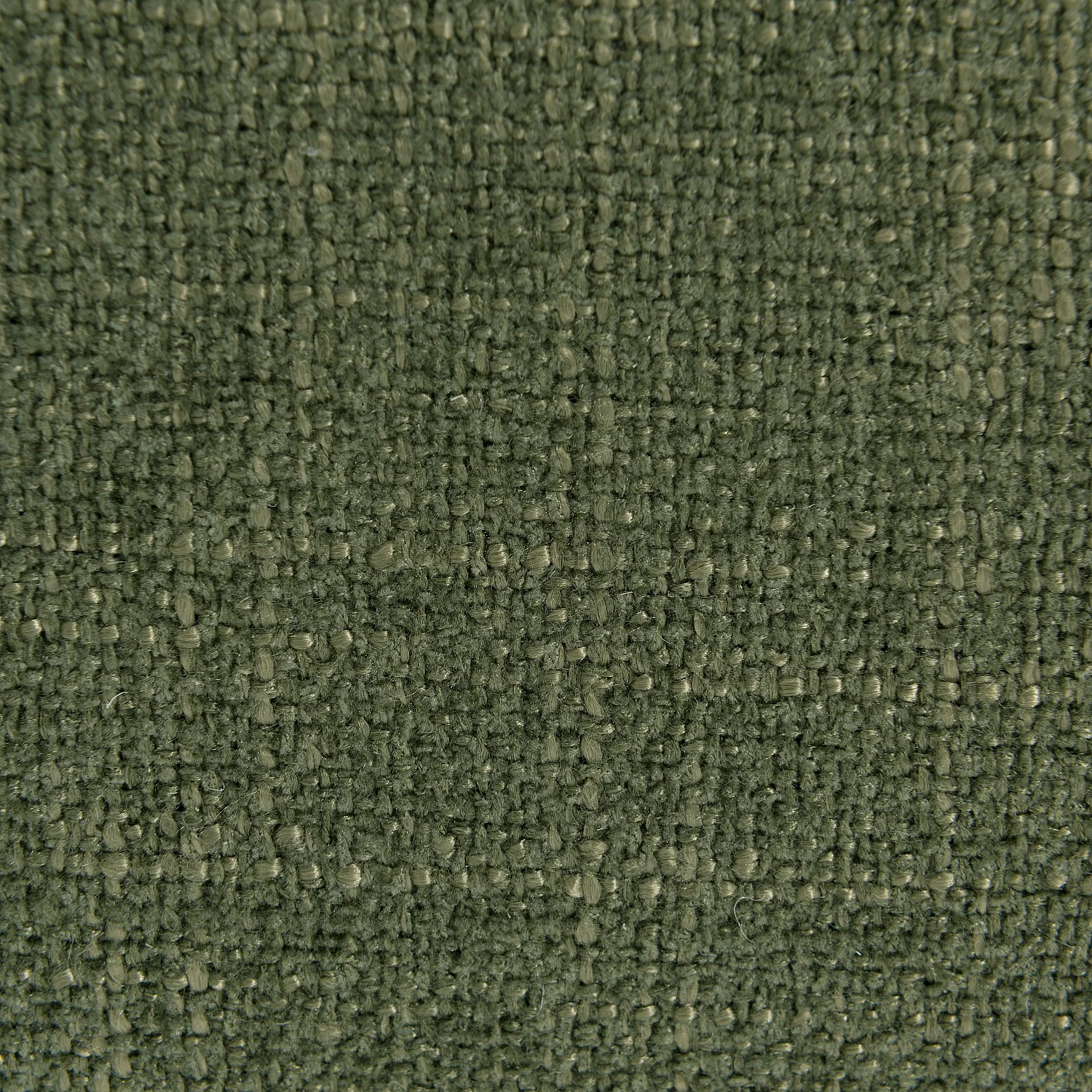 Canapé 4 places en tissu texturé - Vert kaki - 4