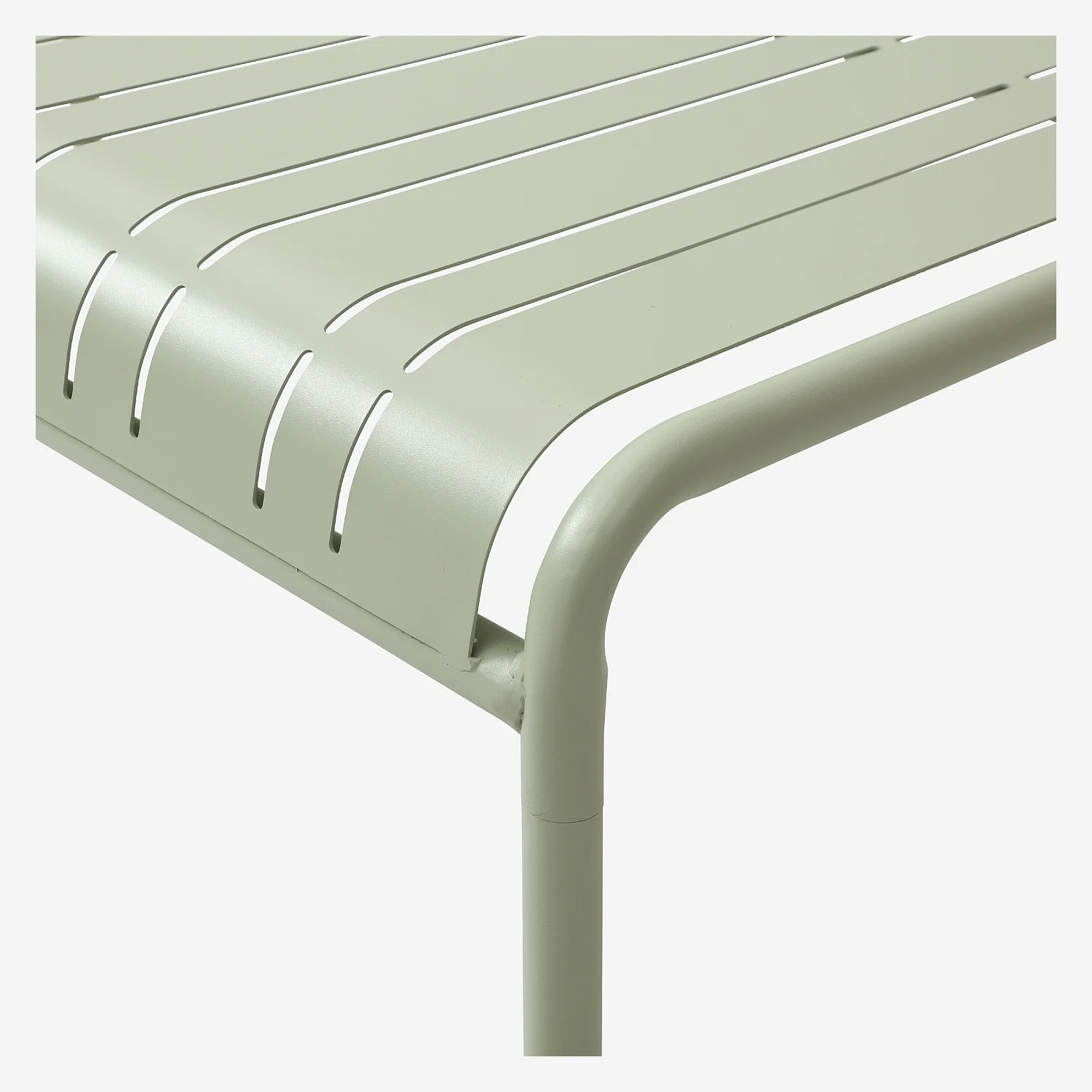 Tuintafel van staal - 180 x 100 cm - Pistachegroen - 3