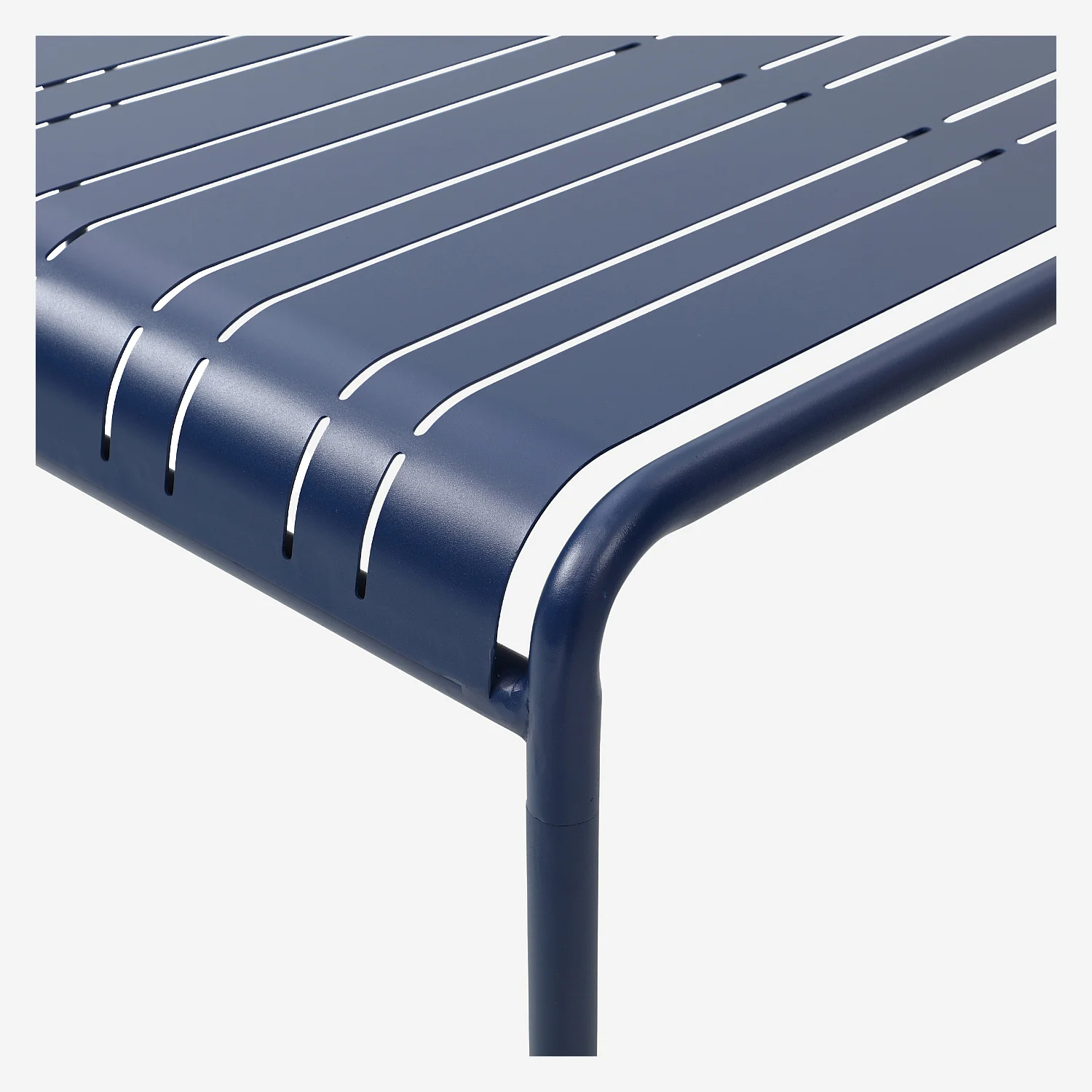 Tuintafel van staal - 180 x 100 cm - Nachtblauw - 3