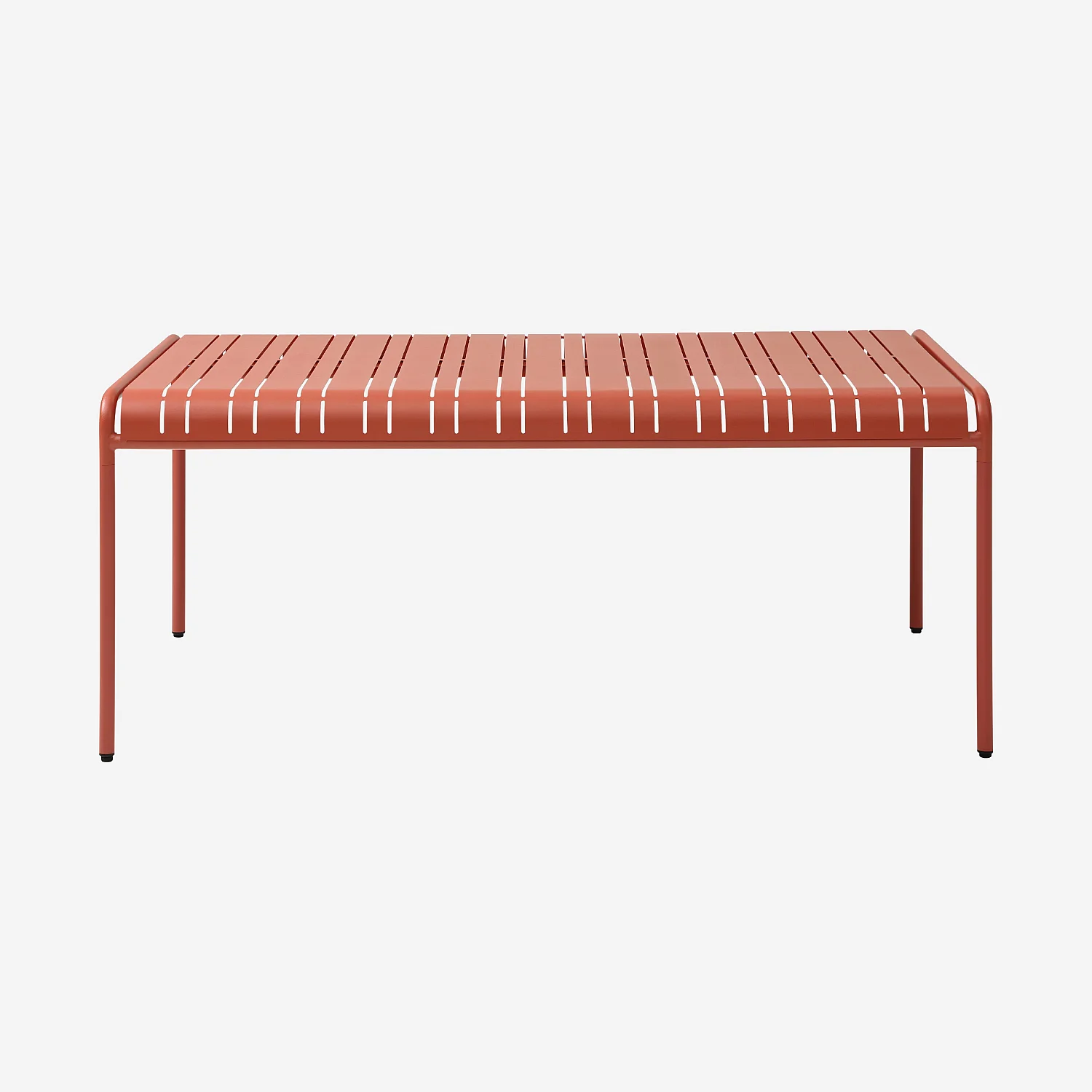 Tuintafel van staal - 180 x 100 cm - Terracotta - 1