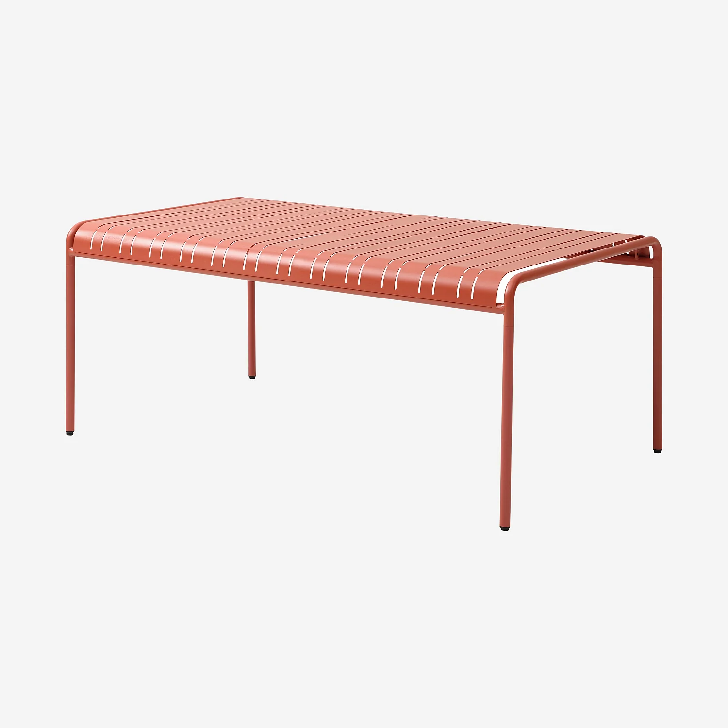 Tuintafel van staal - 180 x 100 cm - Terracotta - 2
