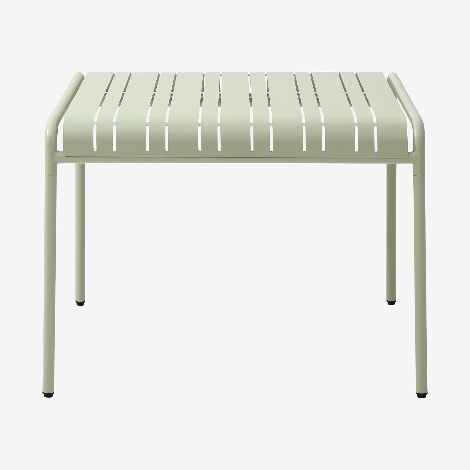 Tuintafel van staal - 100 x 100 cm - Pistachegroen - 1