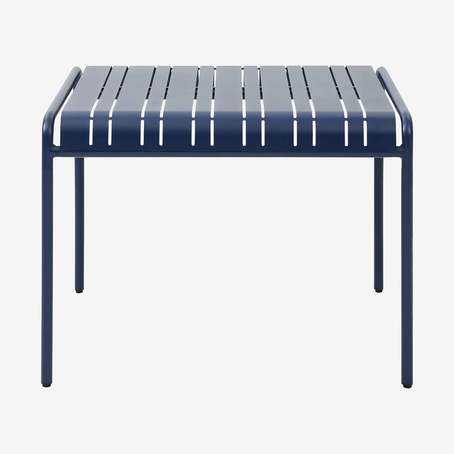 Tuintafel van staal - 100 x 100 cm - Nachtblauw - 1