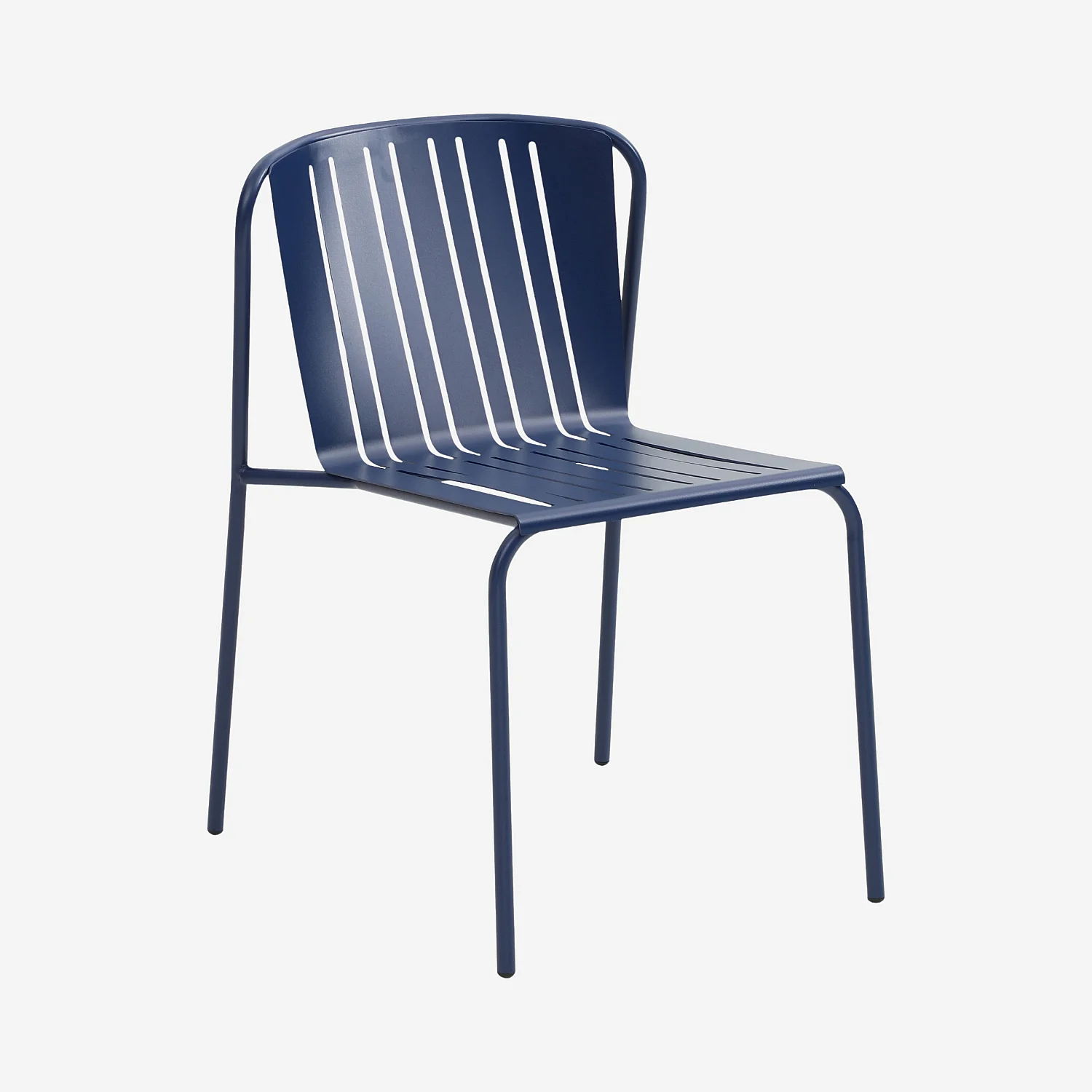 Tuinstoel van staal - Nachtblauw - 1