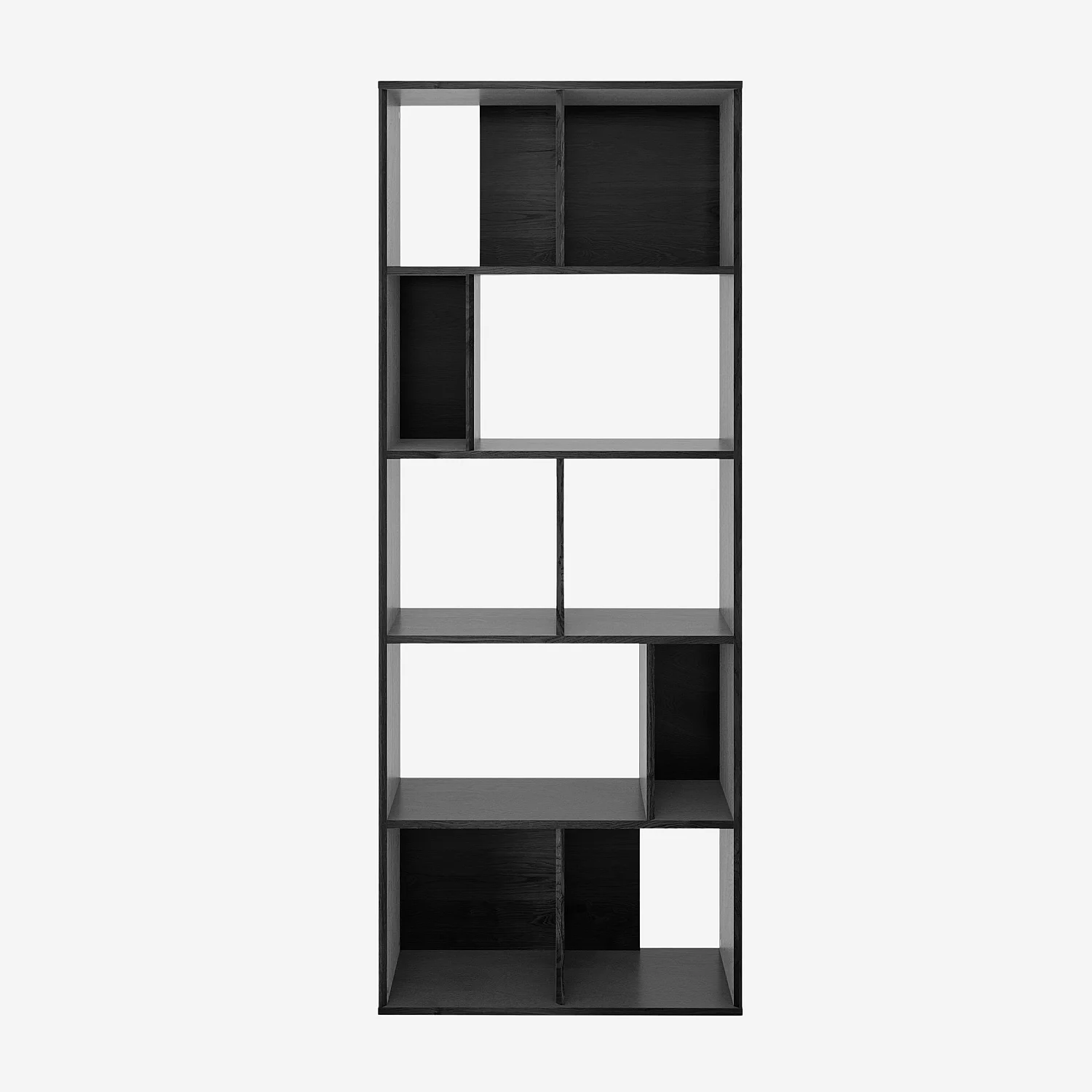 Grande bibliothèque en frêne - Noir - Design by Hélèna Pille - 4