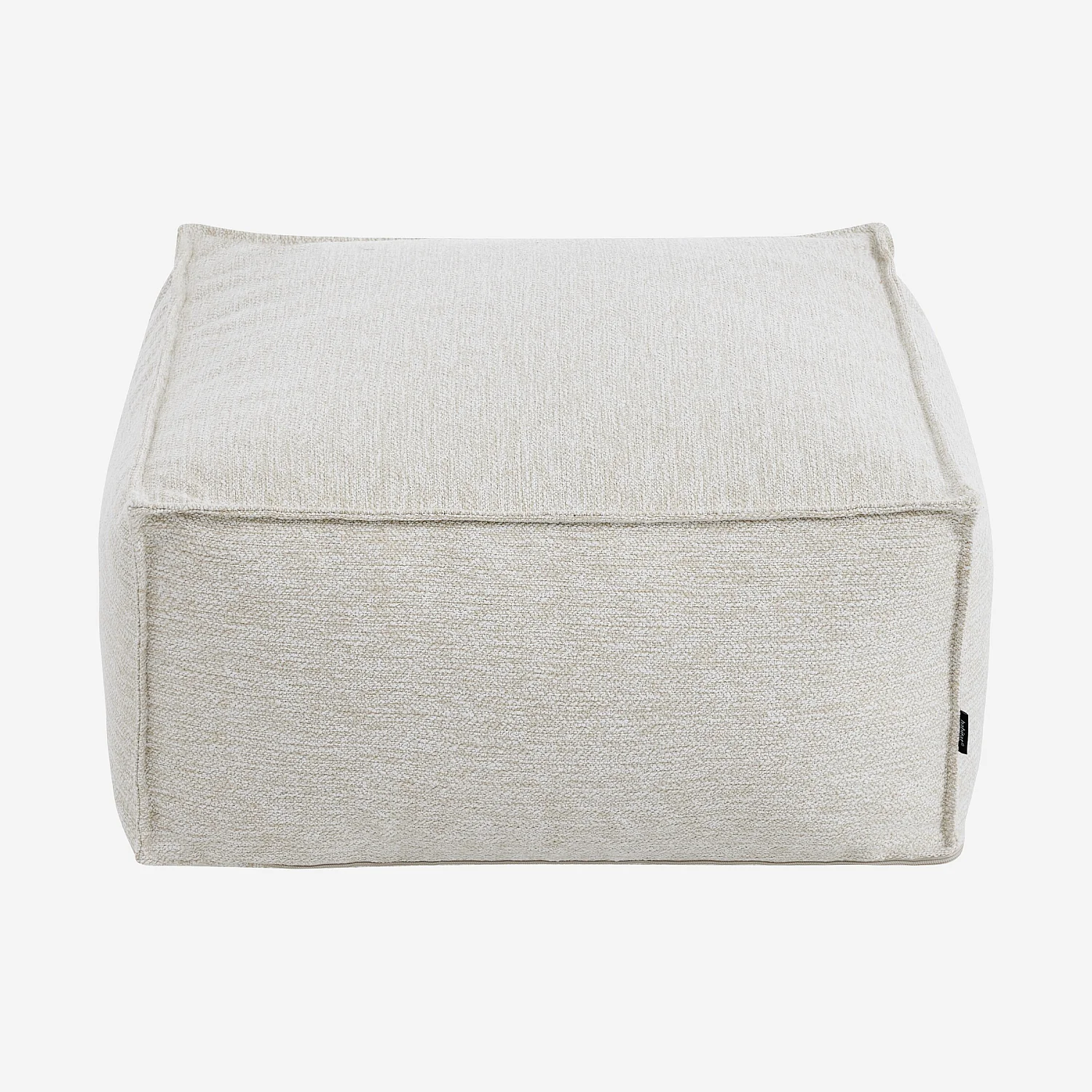 Pouf de jardin en tissu imperméable - Crème - 3