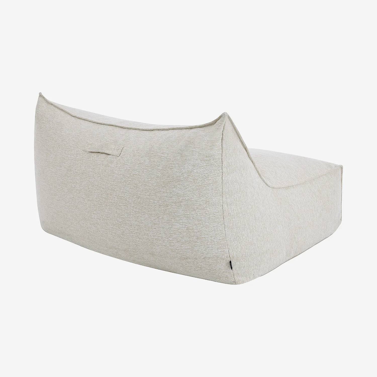 Canapé de jardin 2 places en tissu imperméable - Crème - 4