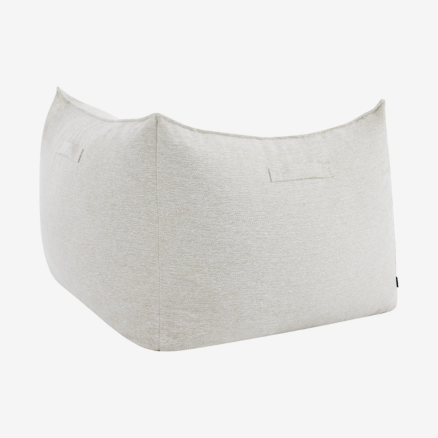 Fauteuil d'angle de jardin en tissu imperméable - Crème - 4