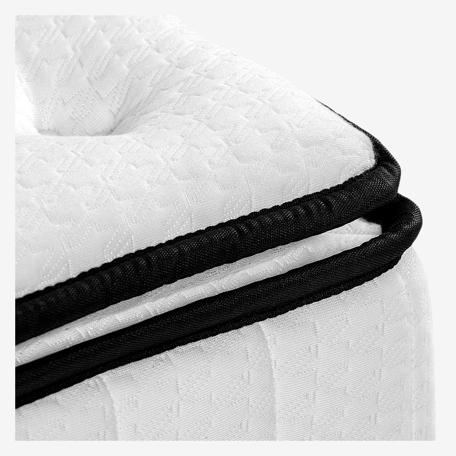 Matelas hybride ressorts ensachés et mousse à mémoire de forme avec surmatelas - 180 x 200 cm - 4