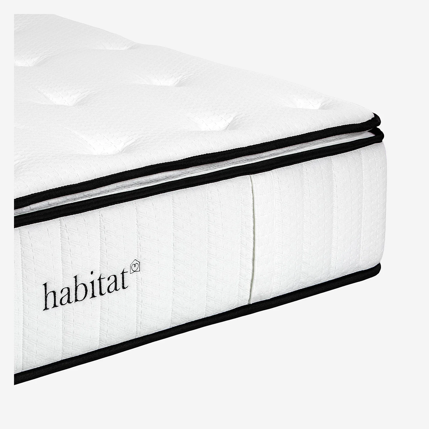 Matelas hybride ressorts ensachés et mousse à mémoire de forme avec surmatelas - 180 x 200 cm - 4