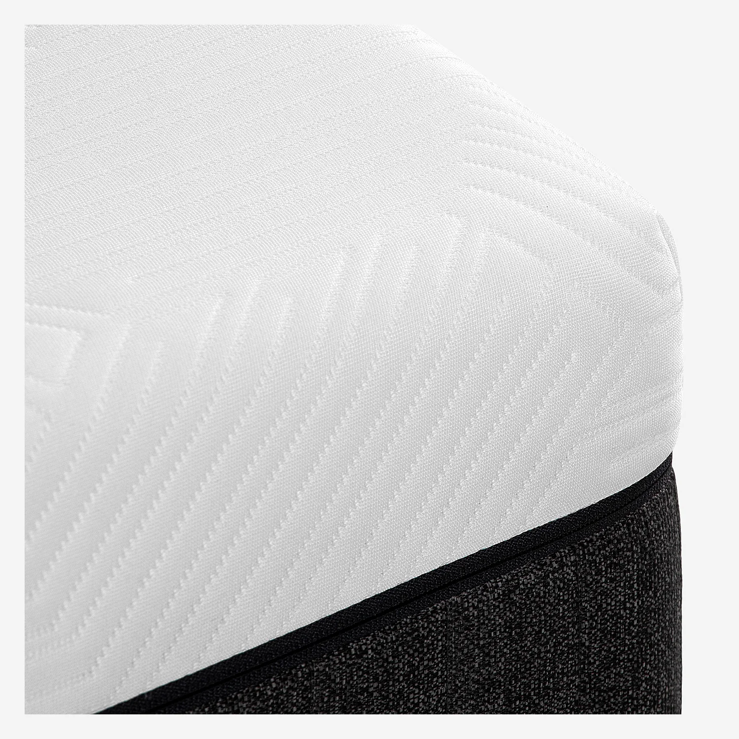 Matelas hybride déhoussable ressorts ensachés et mousse à mémoire de forme - 160 x 200 cm - 2