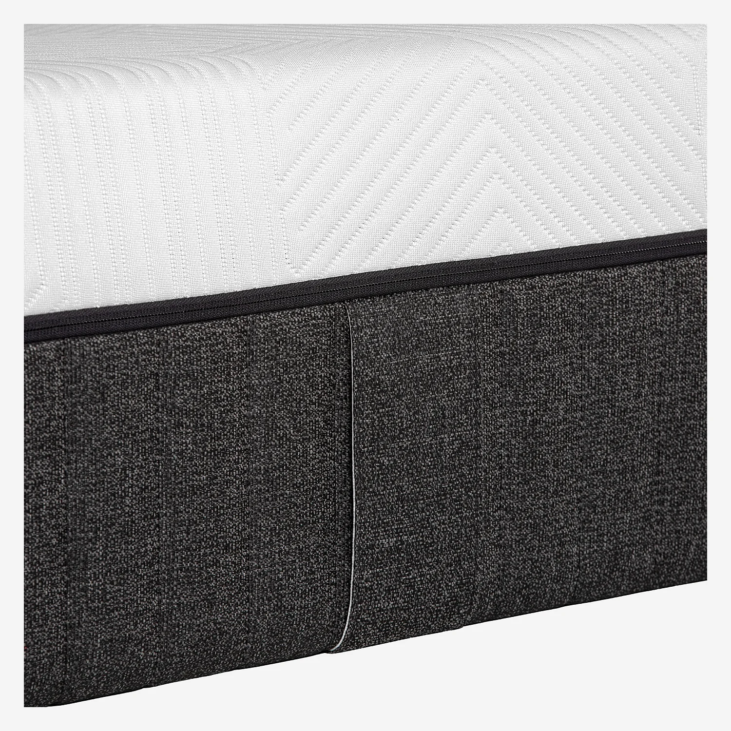 Matelas hybride déhoussable ressorts ensachés et mousse à mémoire de forme - 140 x 190 cm - 7