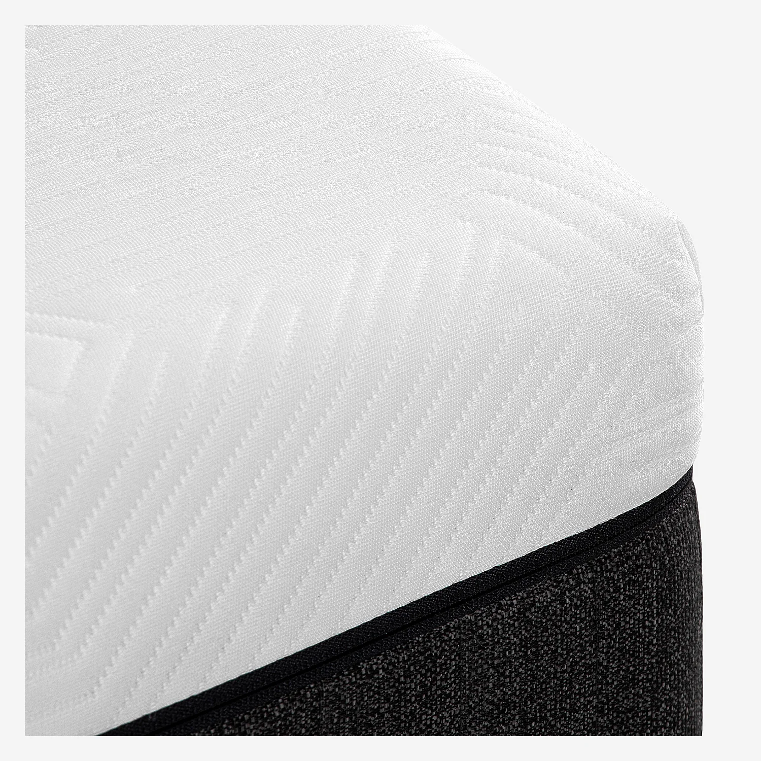 Matelas hybride déhoussable ressorts ensachés et mousse à mémoire de forme - 140 x 190 cm - 2