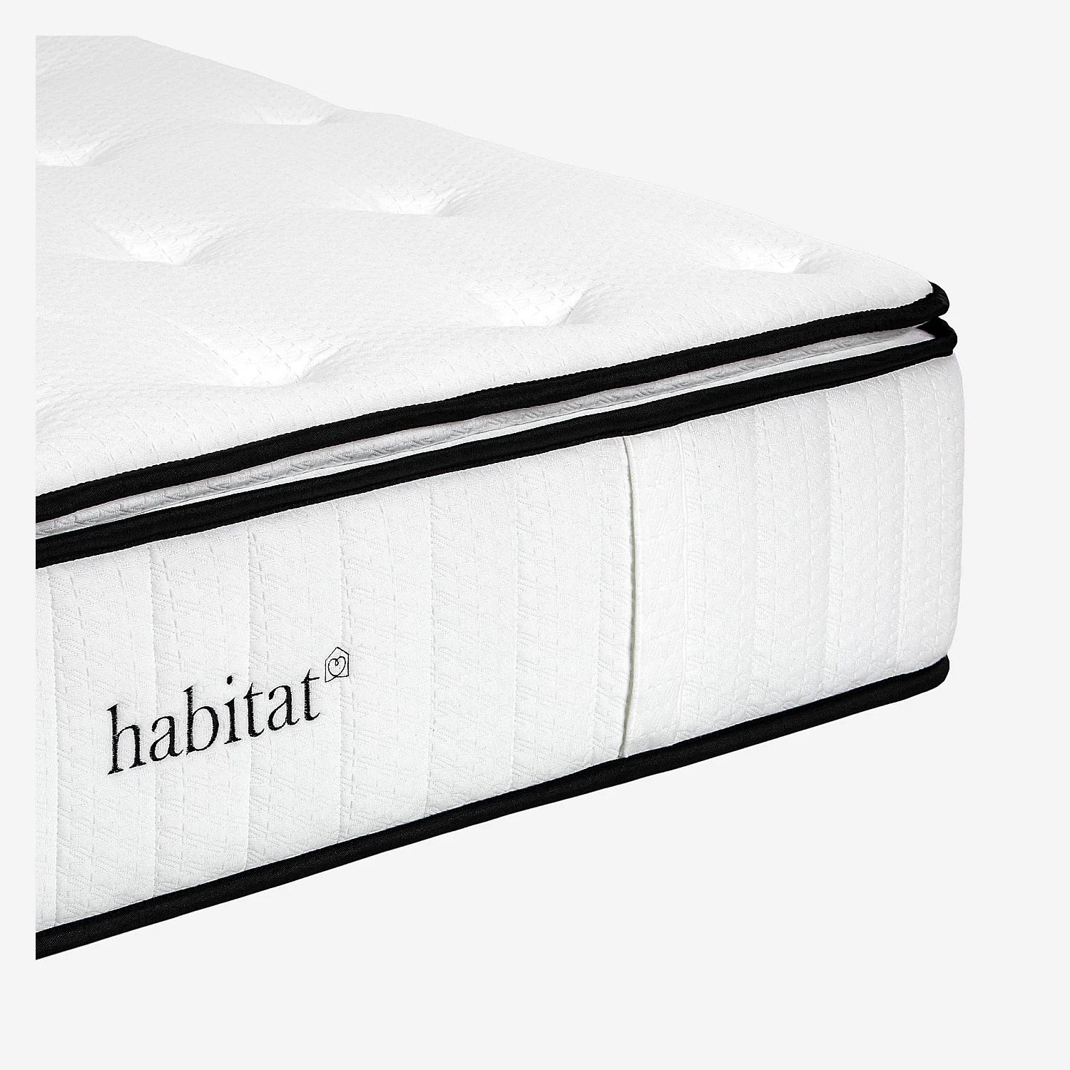 Matelas hybride ressorts ensachés et mousse à mémoire de forme avec surmatelas - 160 x 200 cm - 3